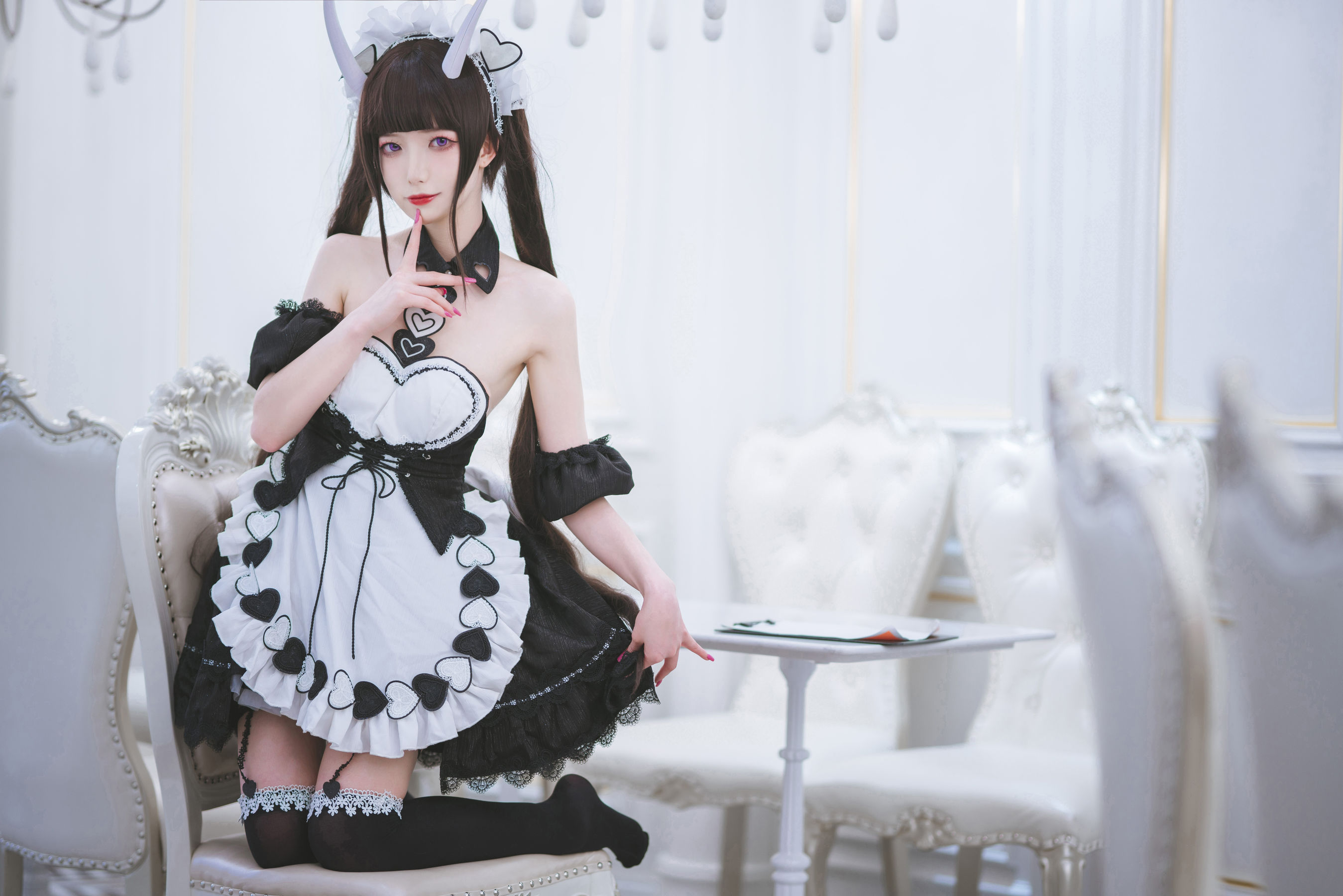 [福利COS] 动漫博主封疆疆v - 能代女仆