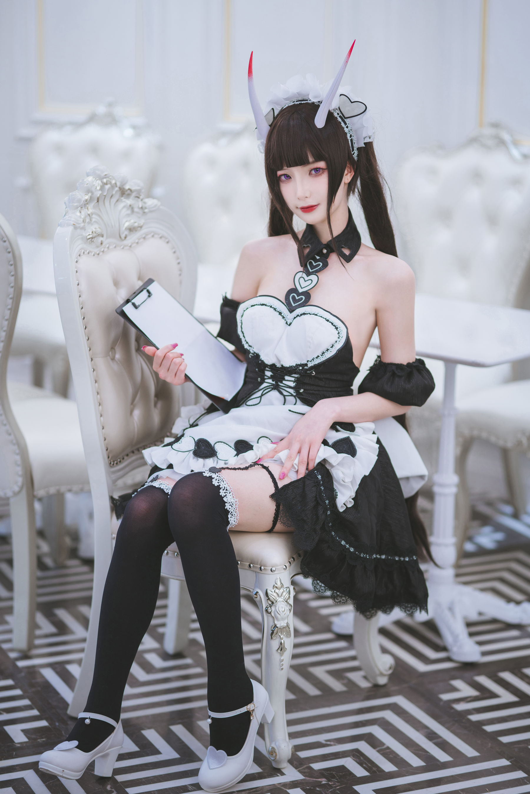 [福利COS] 动漫博主封疆疆v - 能代女仆