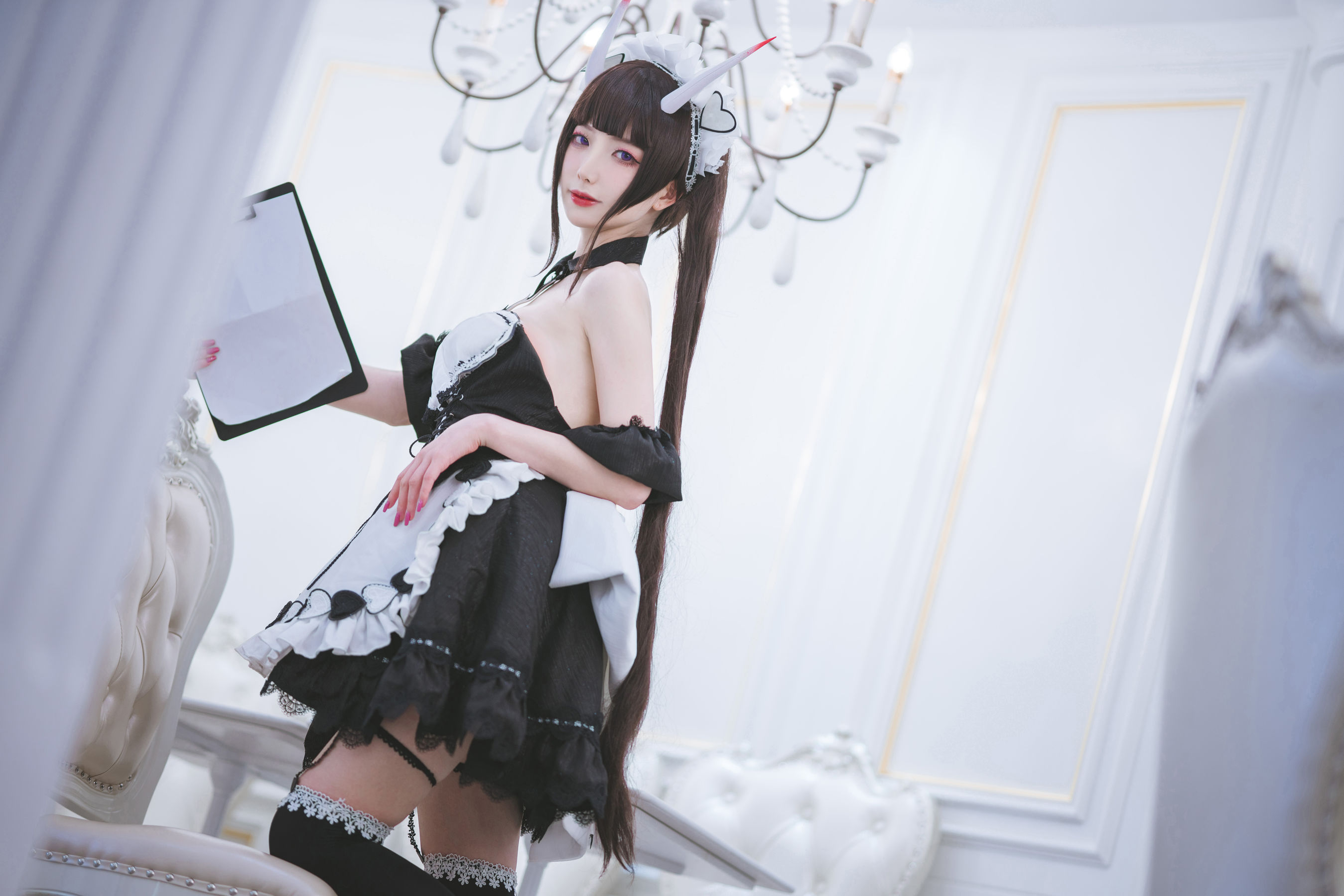 [福利COS] 动漫博主封疆疆v - 能代女仆