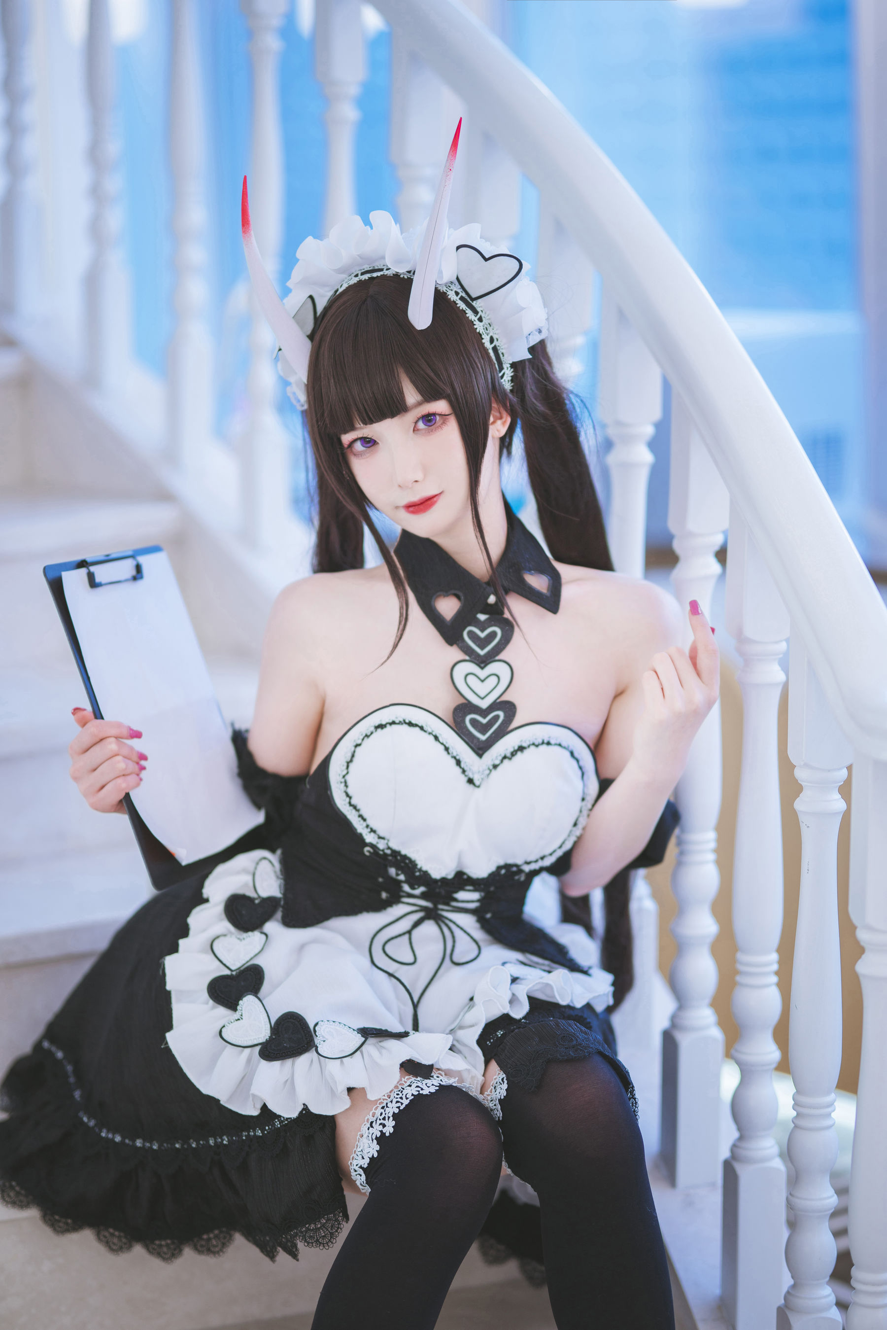 [福利COS] 动漫博主封疆疆v - 能代女仆