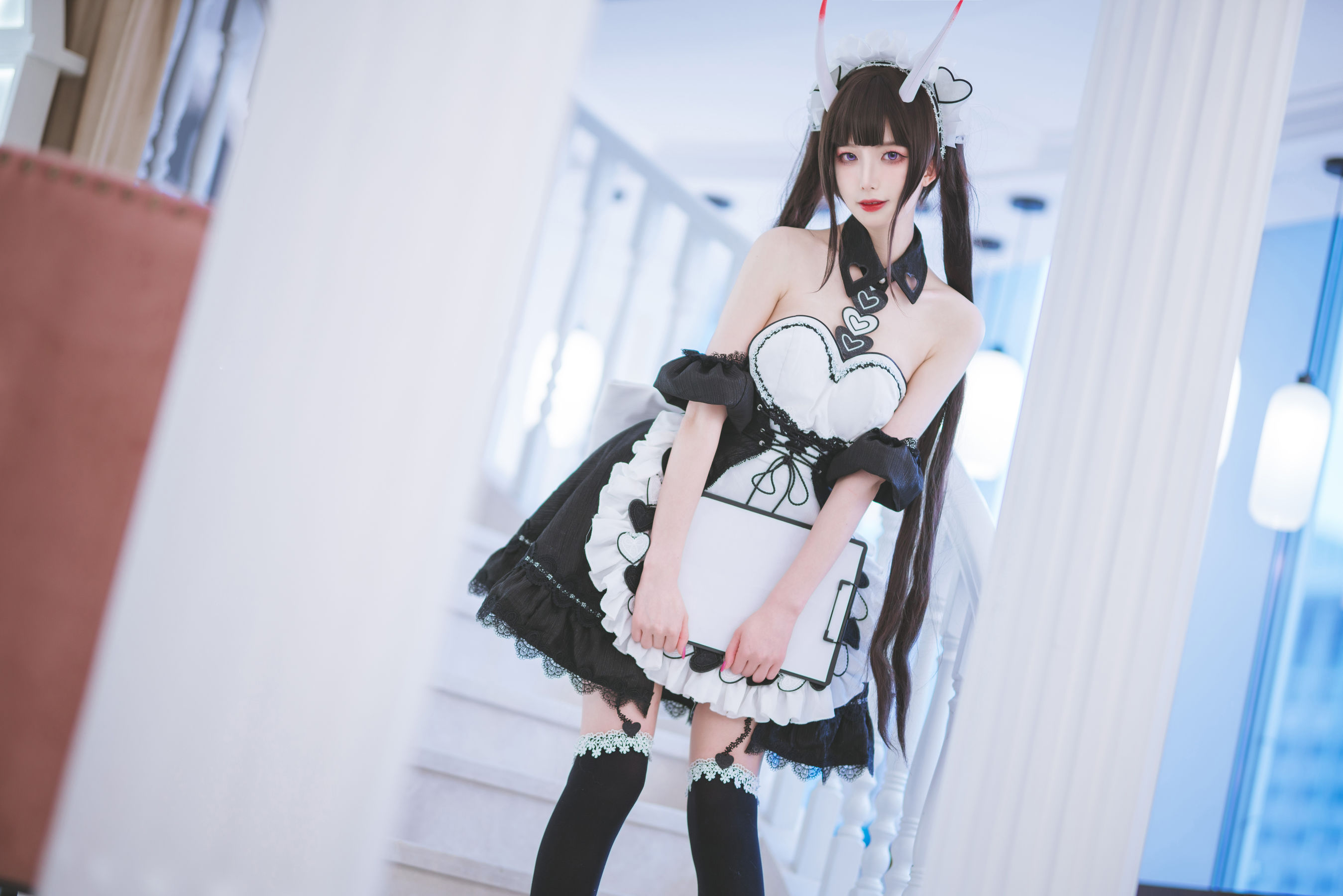 [福利COS] 动漫博主封疆疆v - 能代女仆