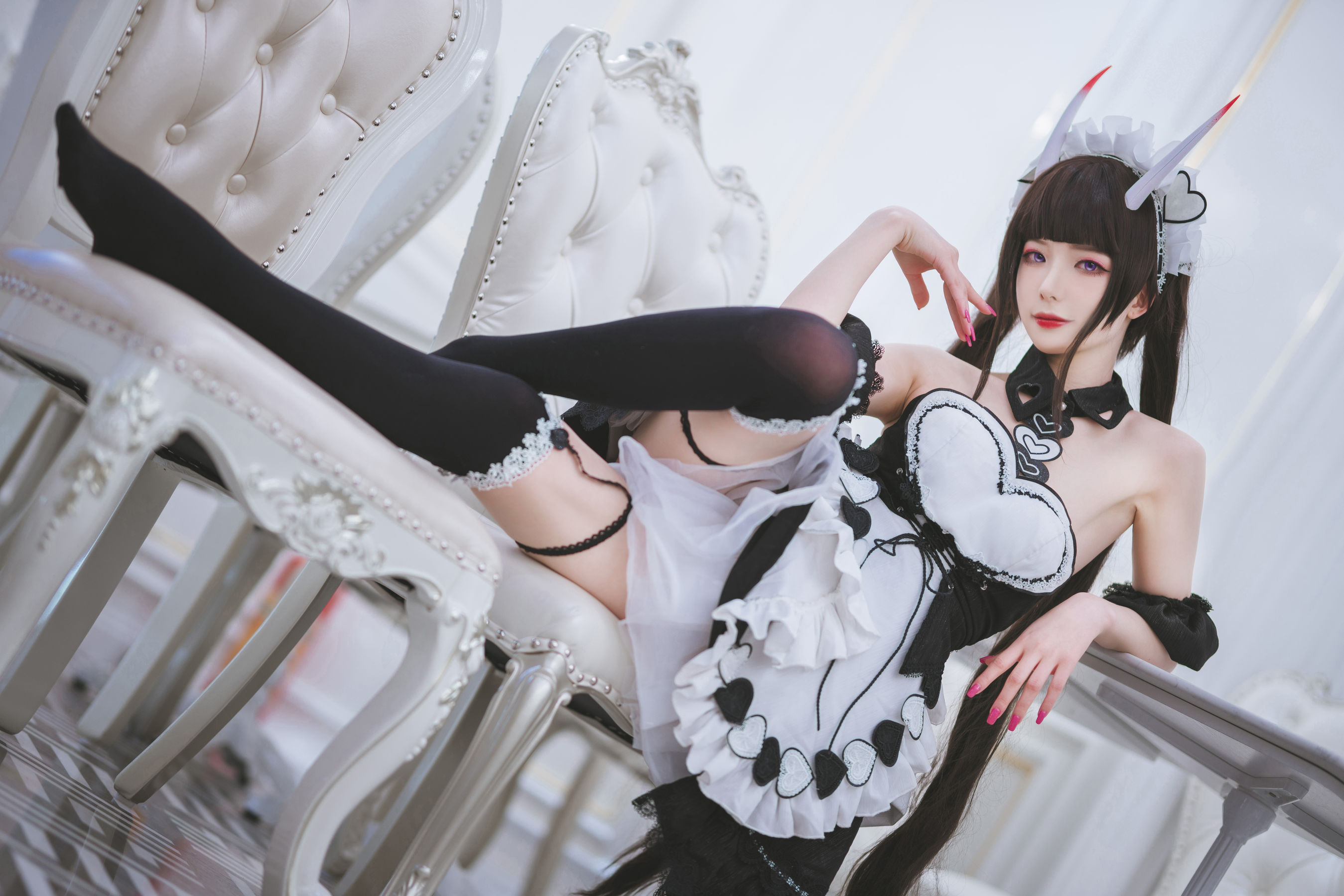 [福利COS] 动漫博主封疆疆v - 能代女仆