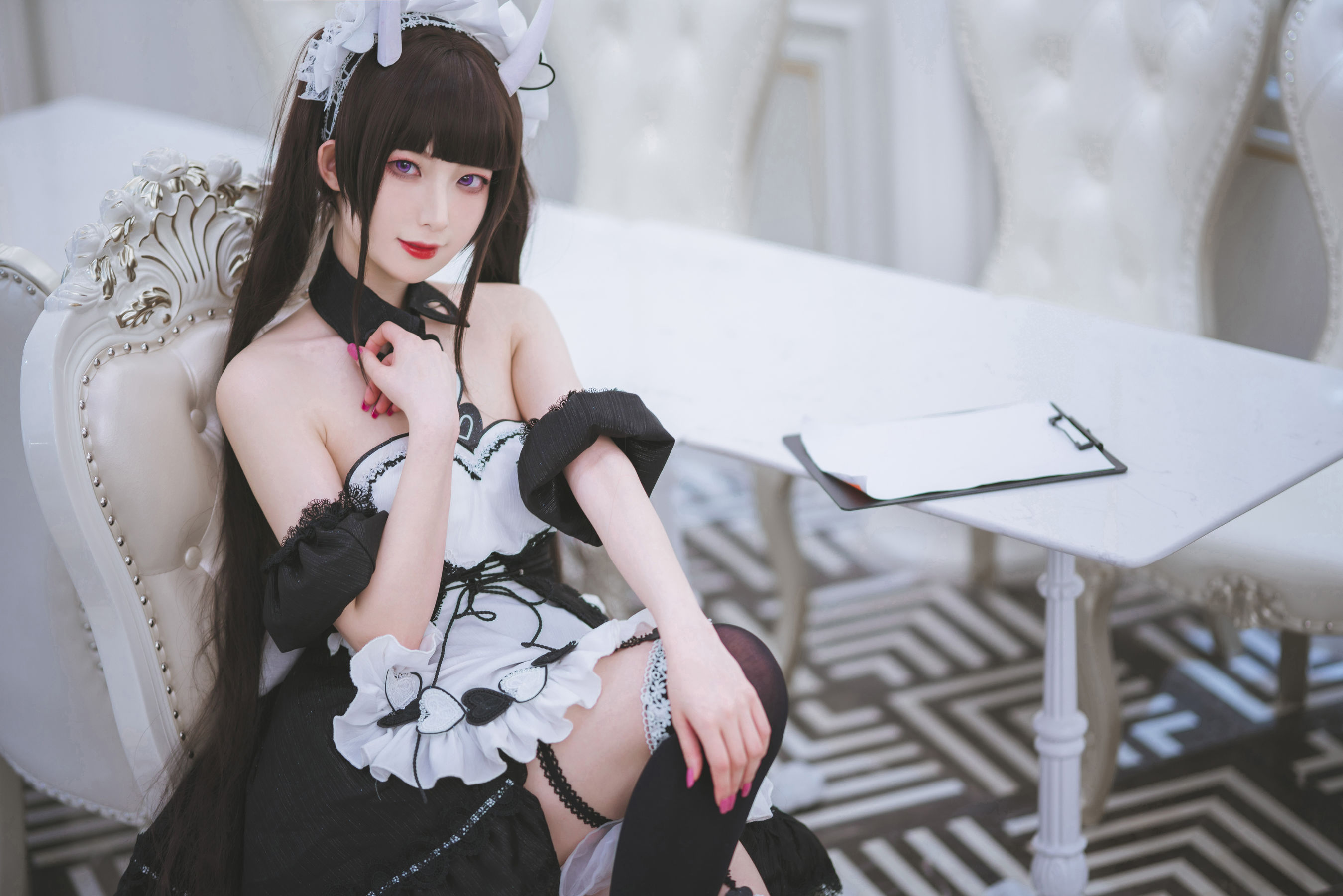 [福利COS] 动漫博主封疆疆v - 能代女仆