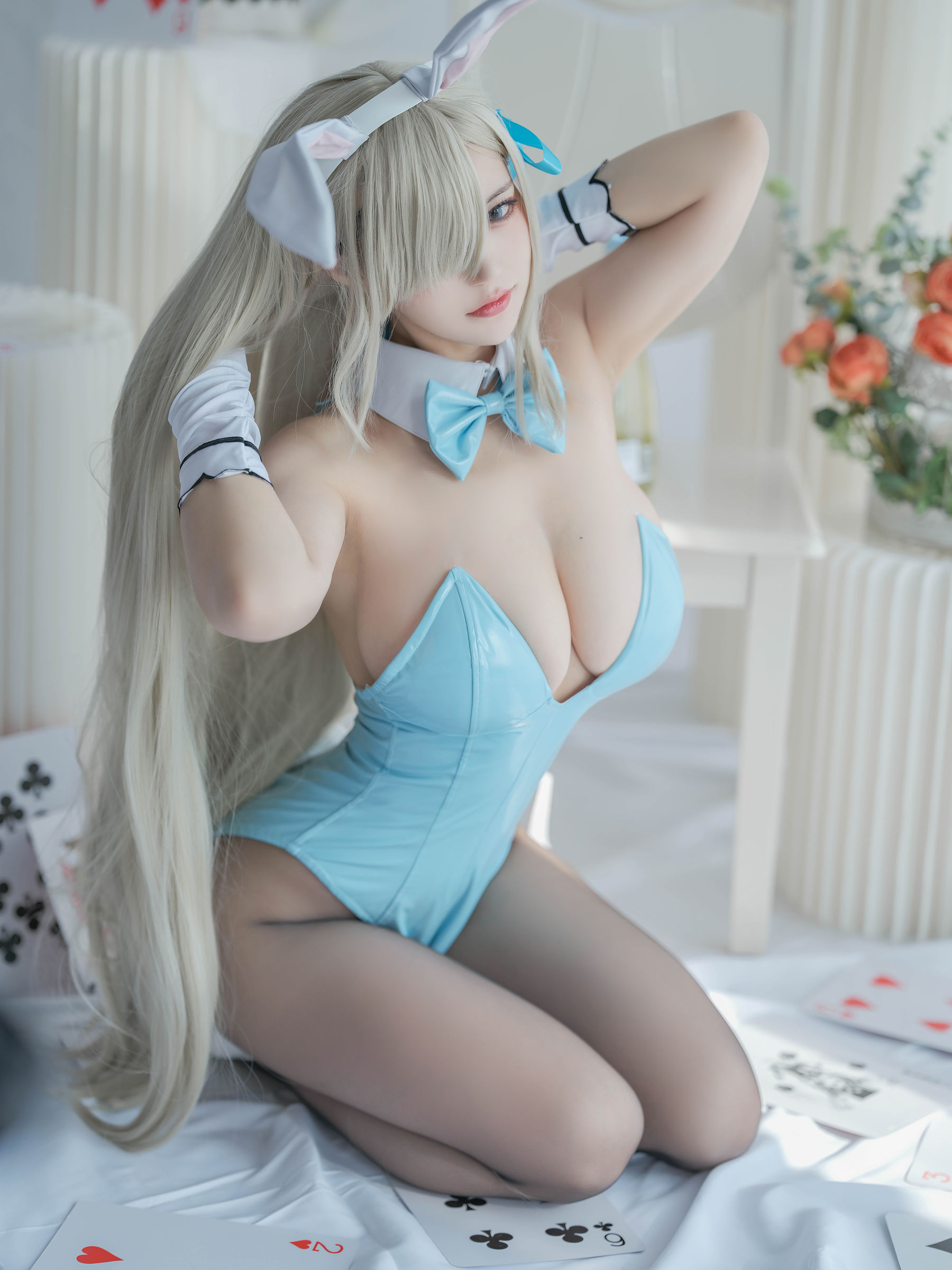 [福利COS] 动漫博主小仓千代w - 明日奈 兔女郎