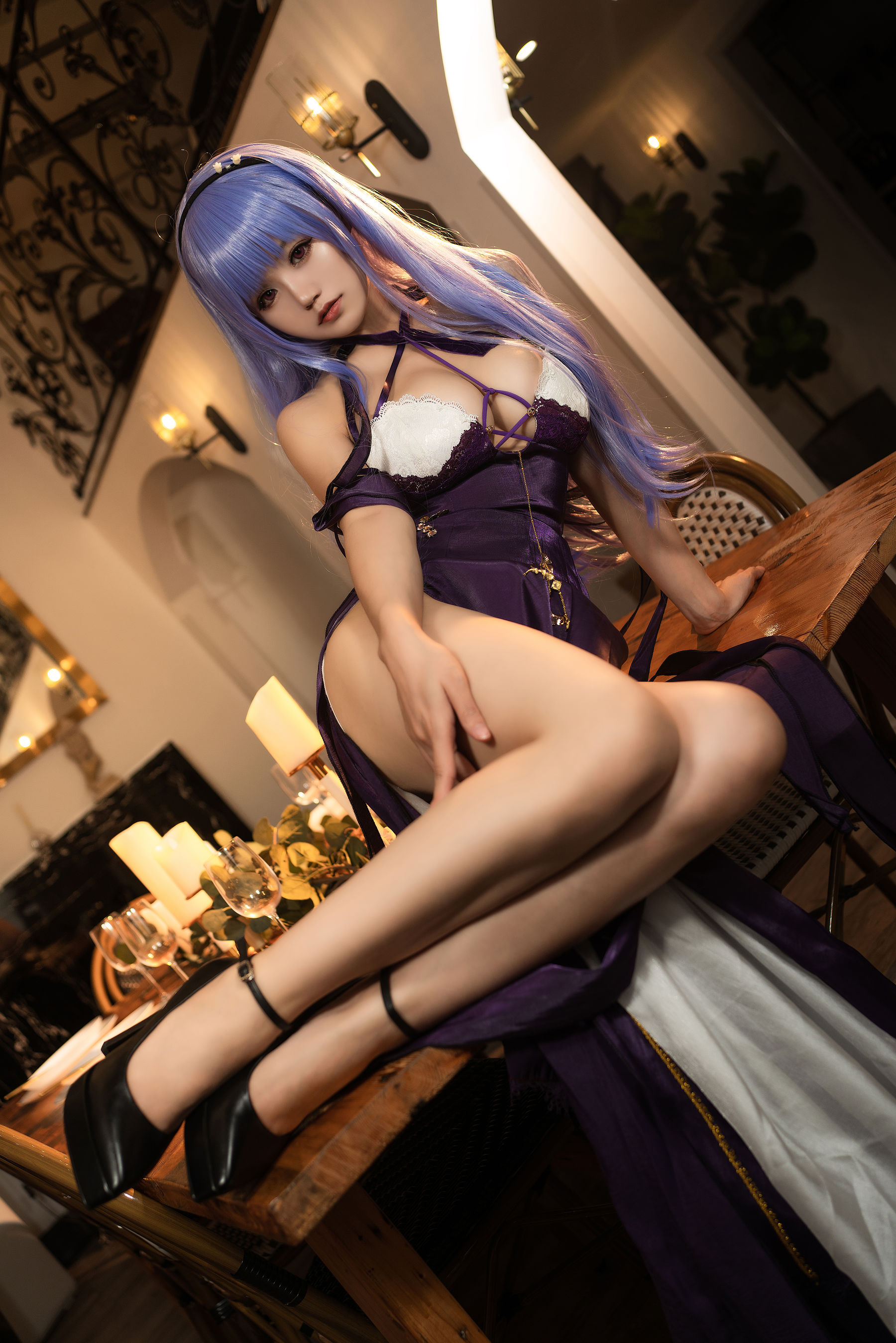 [福利COS] 动漫博主小仓千代w - 黛朵礼服