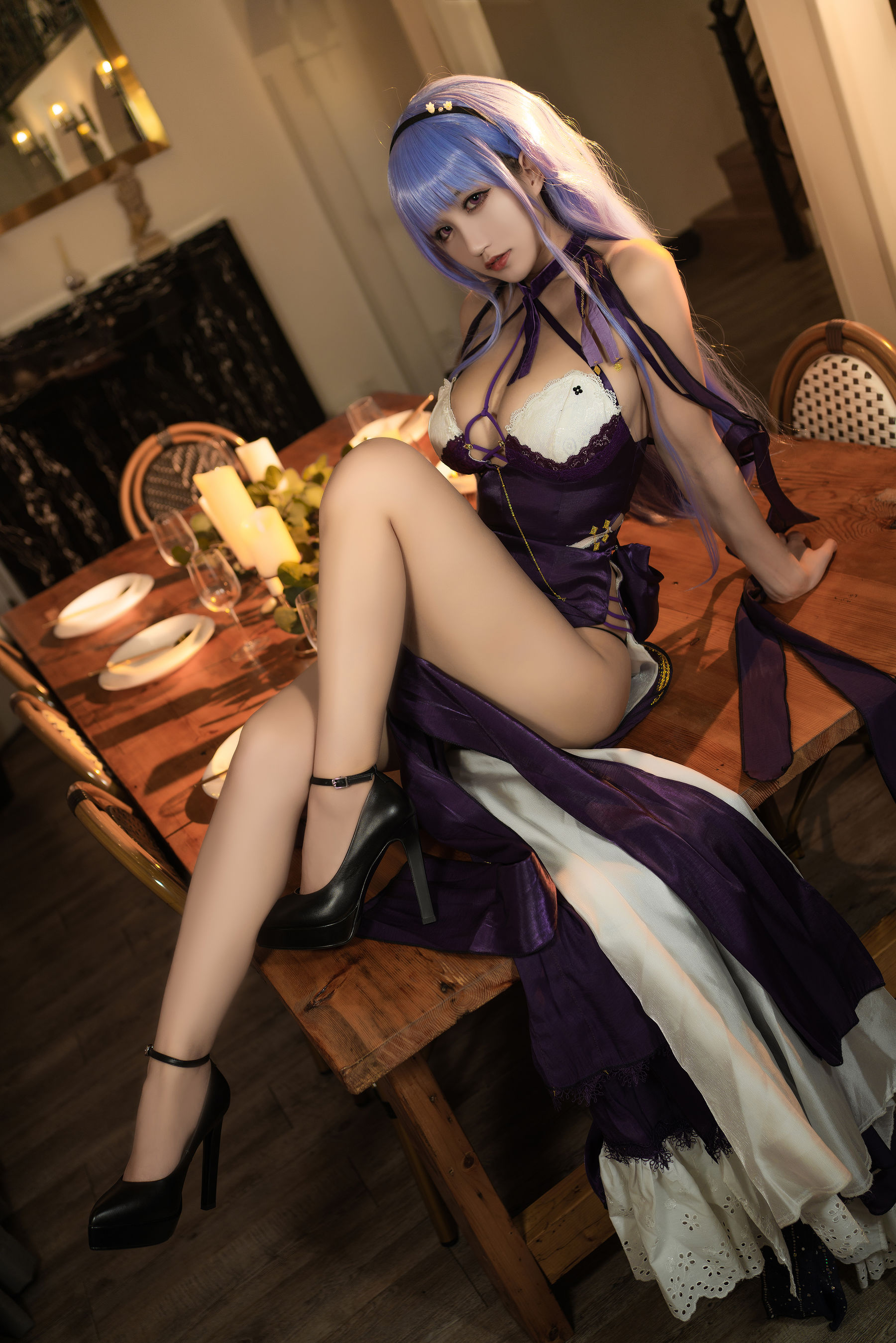 [福利COS] 动漫博主小仓千代w - 黛朵礼服