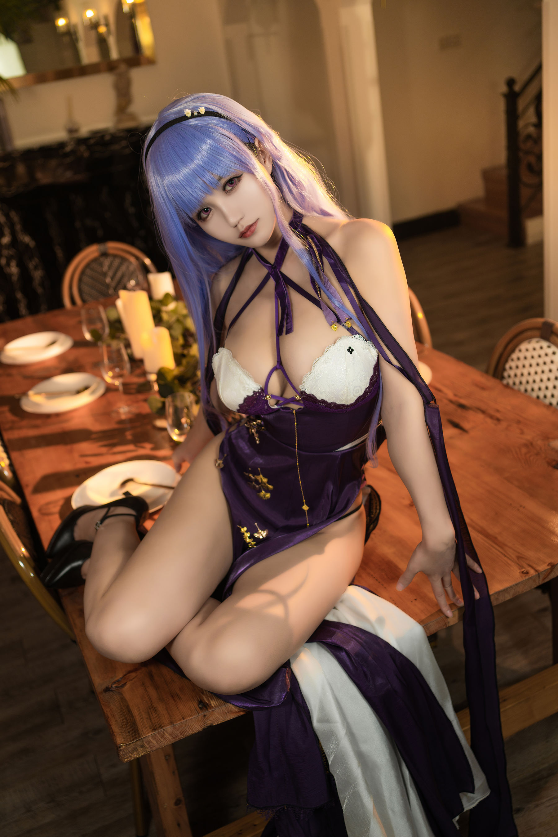 [福利COS] 动漫博主小仓千代w - 黛朵礼服