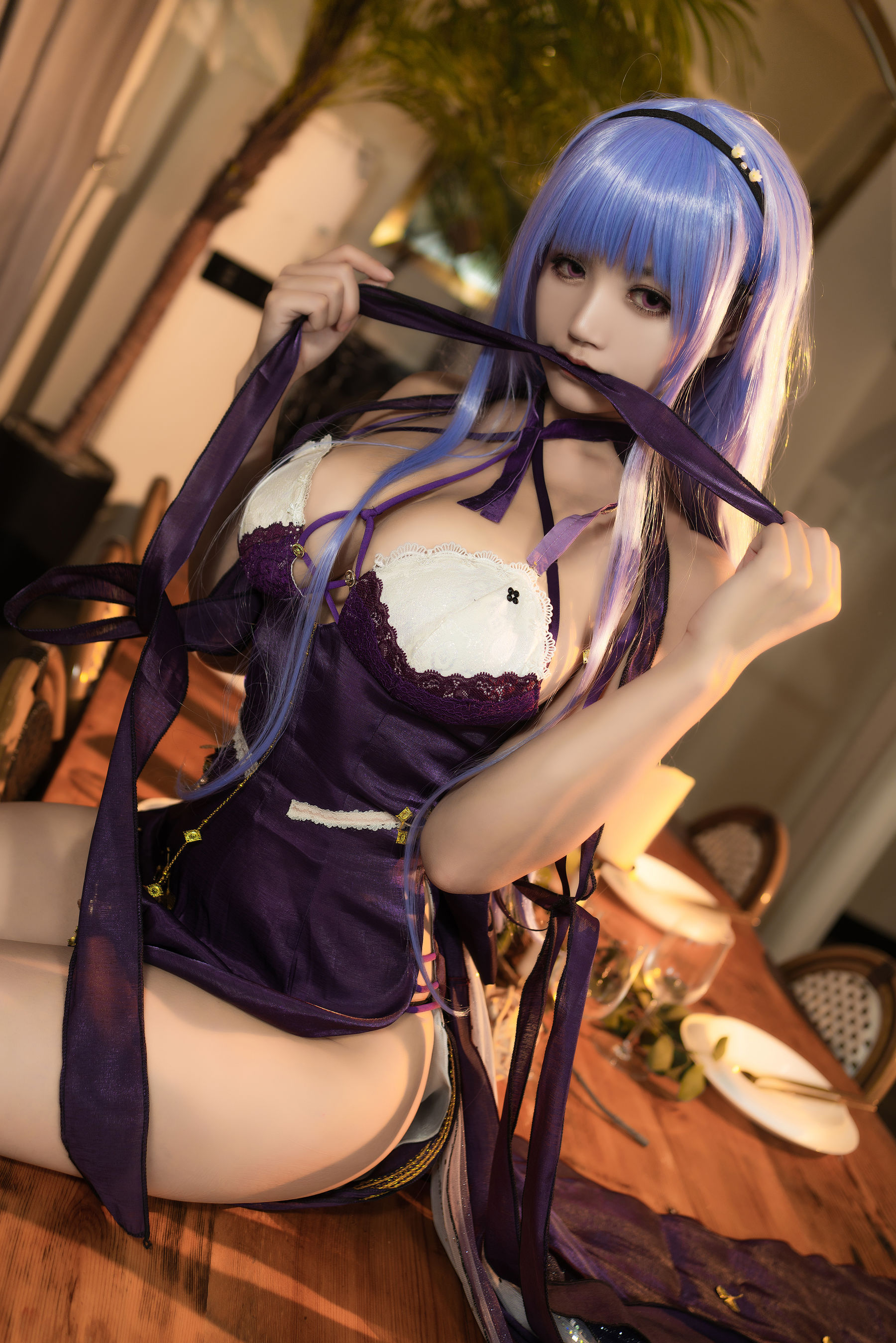 [福利COS] 动漫博主小仓千代w - 黛朵礼服