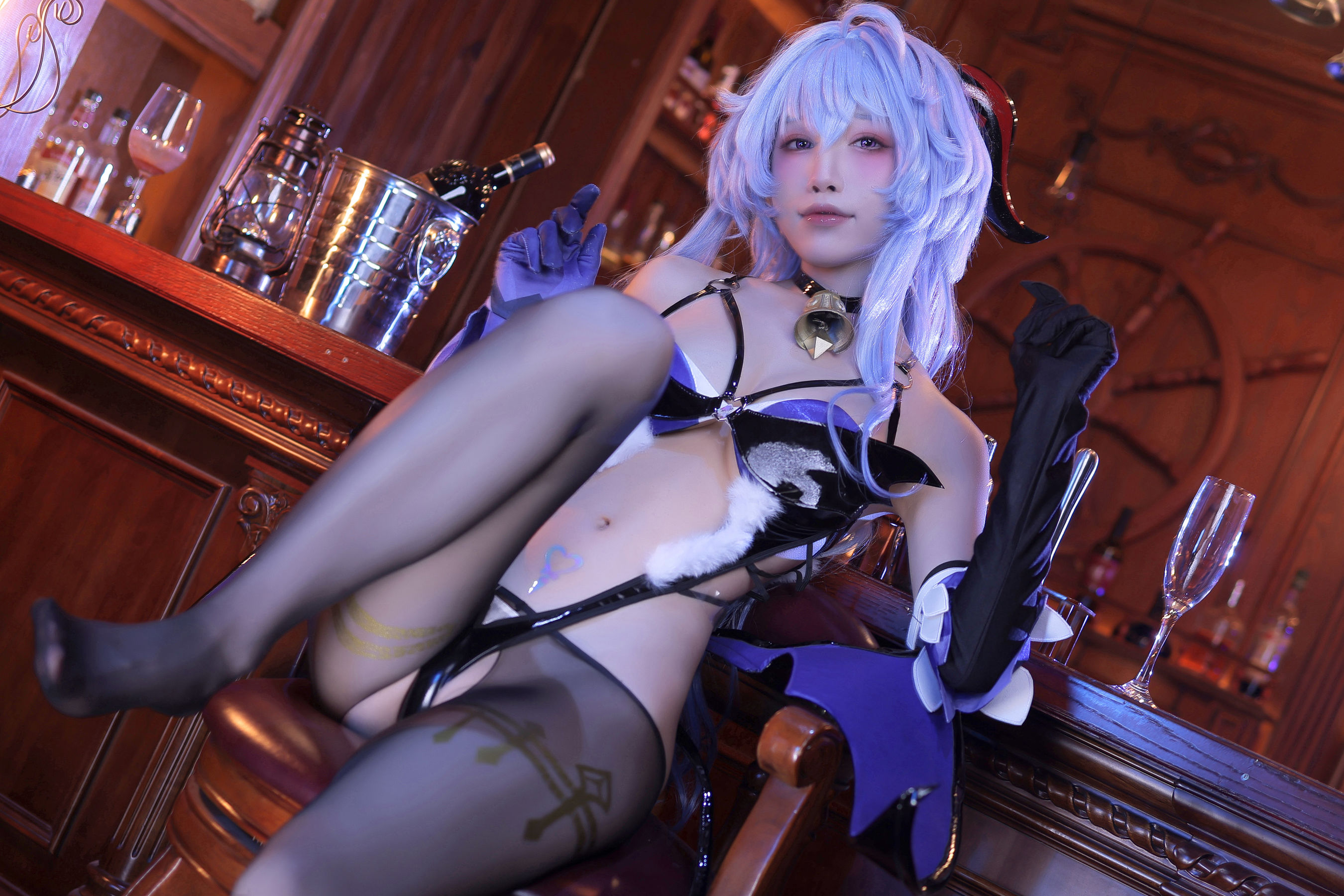 [福利COS] 动漫博主水淼aqua - 甘雨-同人魅魔