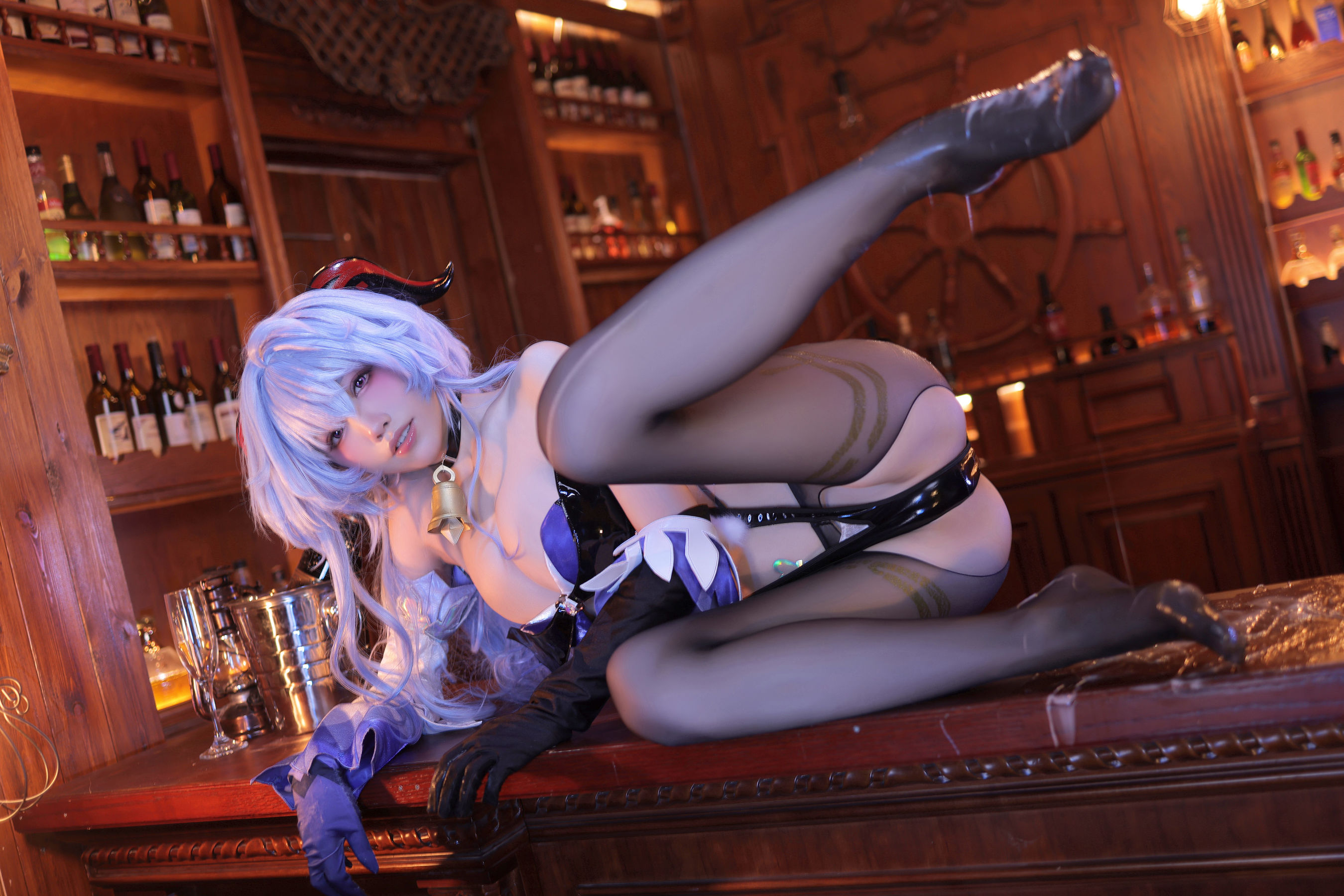[福利COS] 动漫博主水淼aqua - 甘雨-同人魅魔