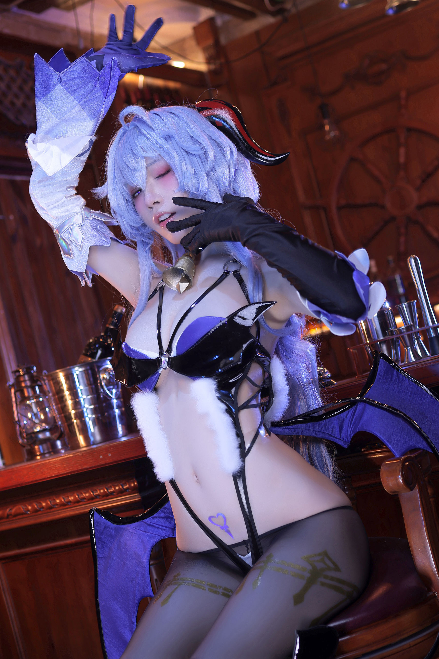[福利COS] 动漫博主水淼aqua - 甘雨-同人魅魔