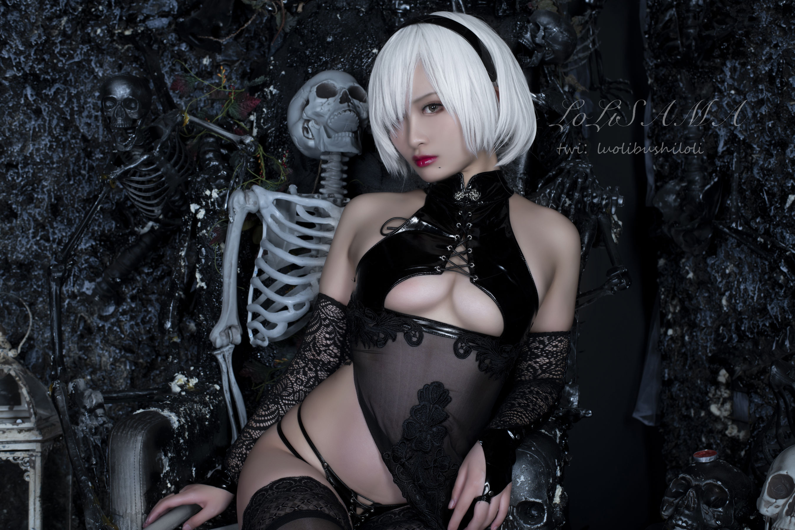 [福利COS] 动漫博主洛璃LoLiSAMA - 2B忍者