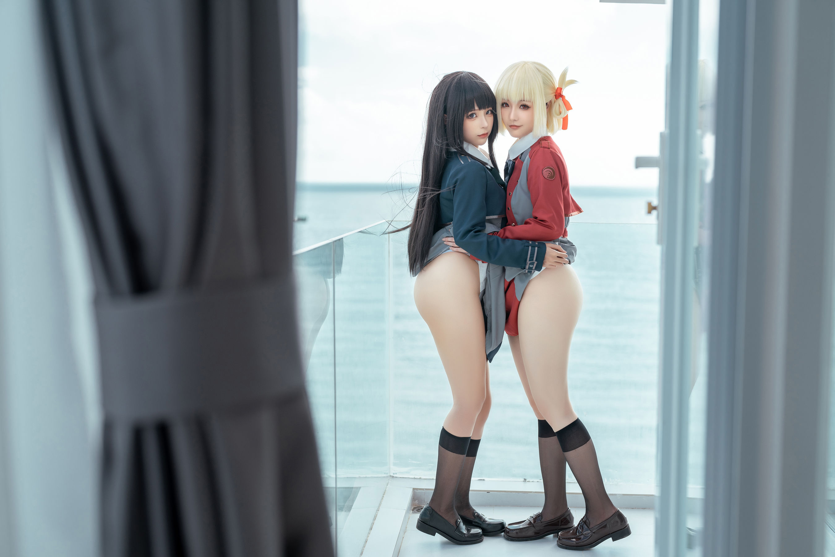 [福利COS] 动漫博主蠢沫沫&桃良阿宅 - 莉可x莉丝