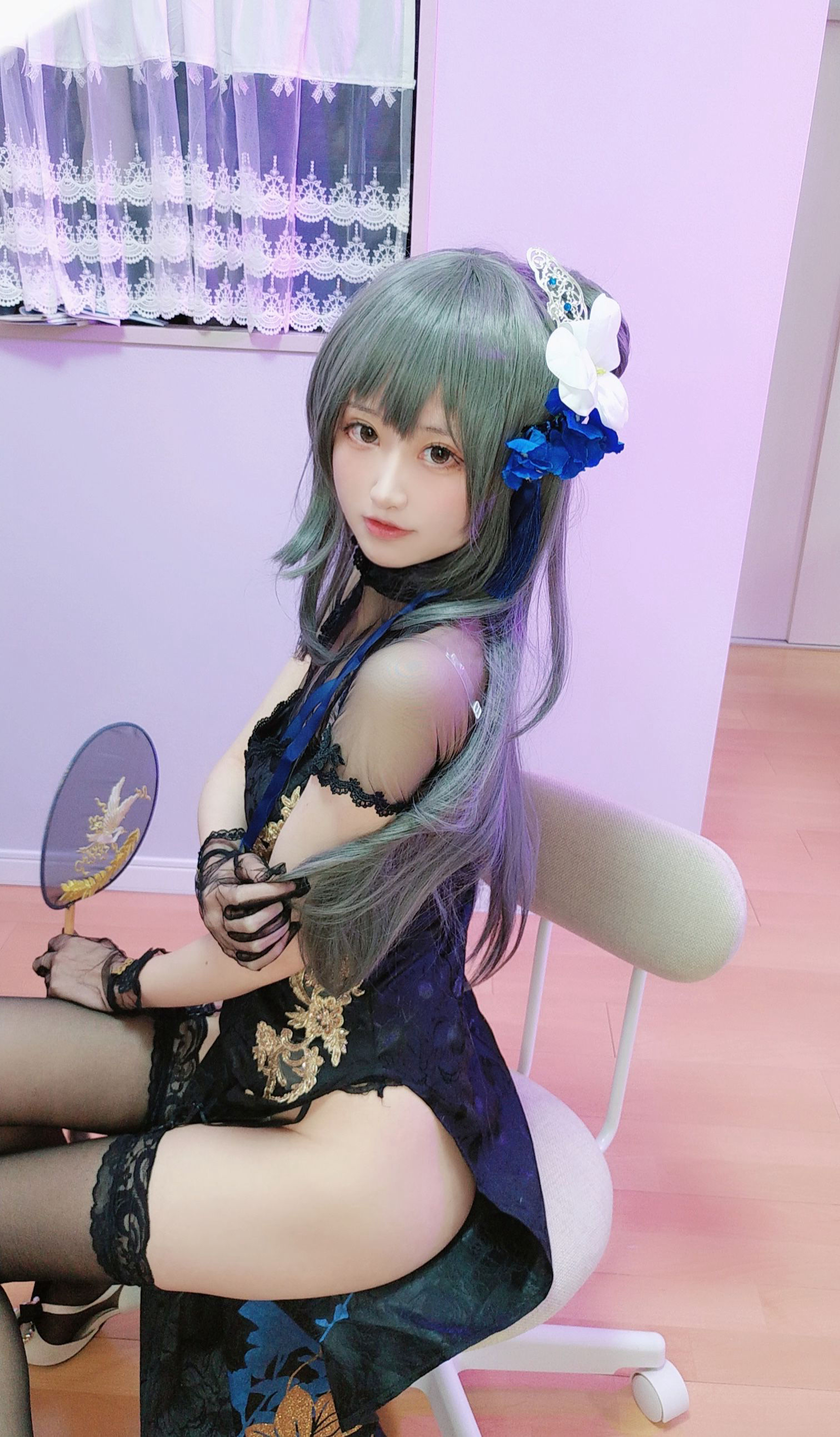 [福利COS] 千阳(ちよ) - 路易九世旗袍