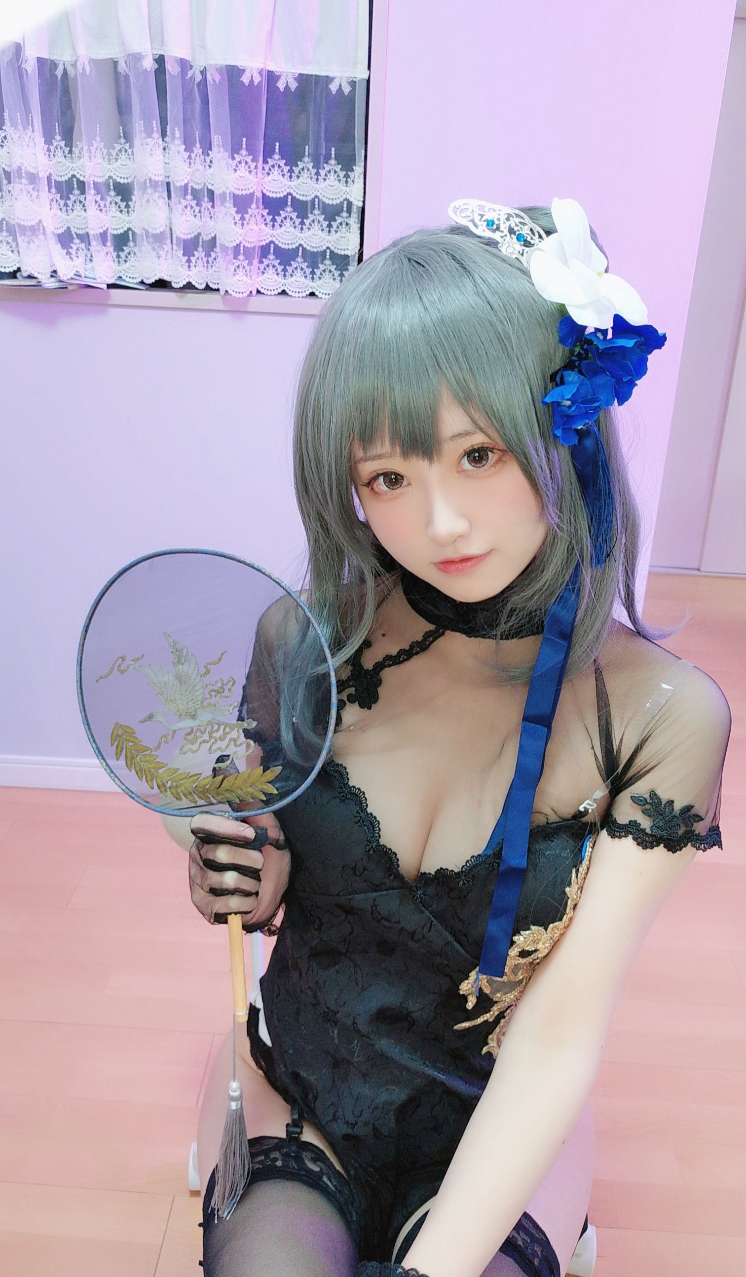 [福利COS] 千阳(ちよ) - 路易九世旗袍