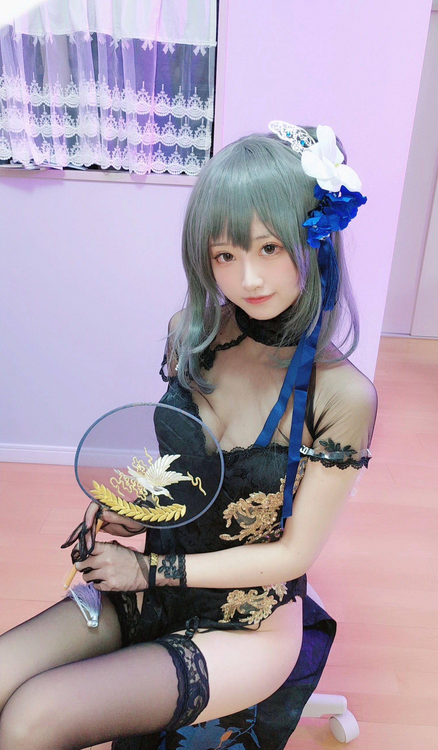 [福利COS] 千阳(ちよ) - 路易九世旗袍