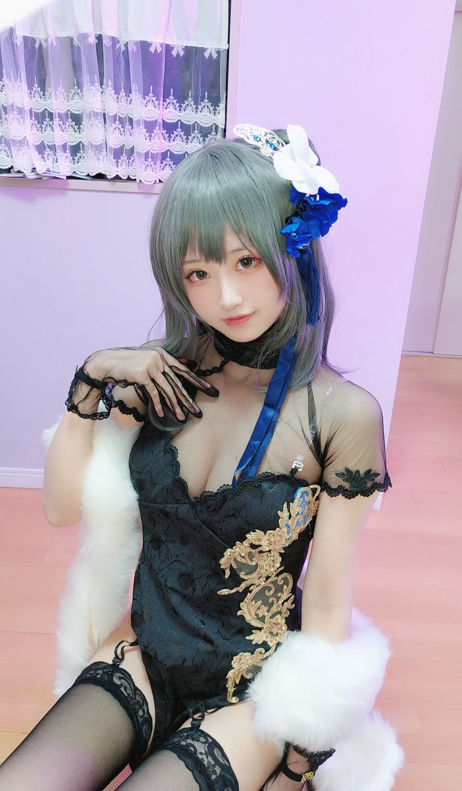 [福利COS] 千阳(ちよ) - 路易九世旗袍