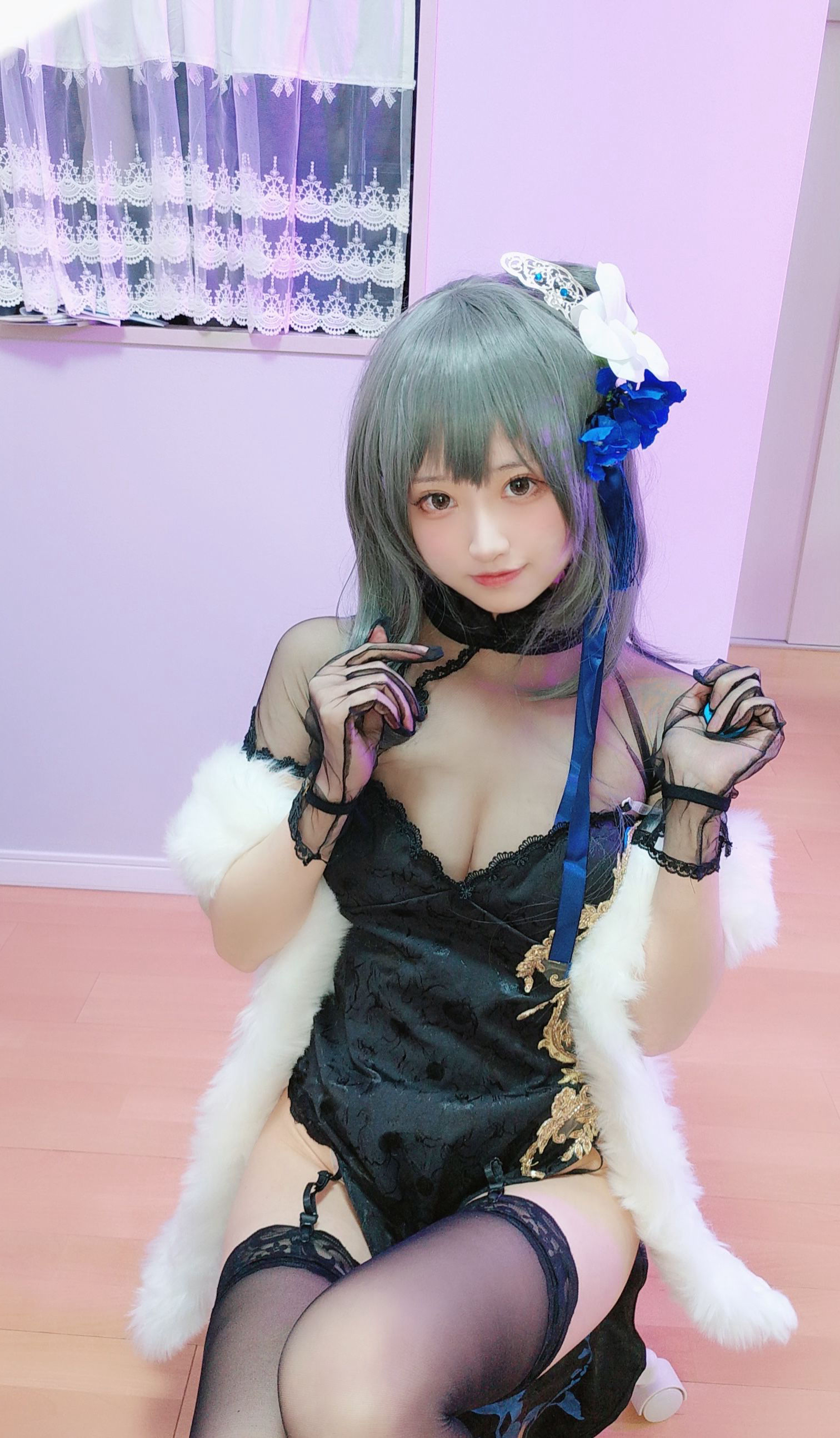 [福利COS] 千阳(ちよ) - 路易九世旗袍