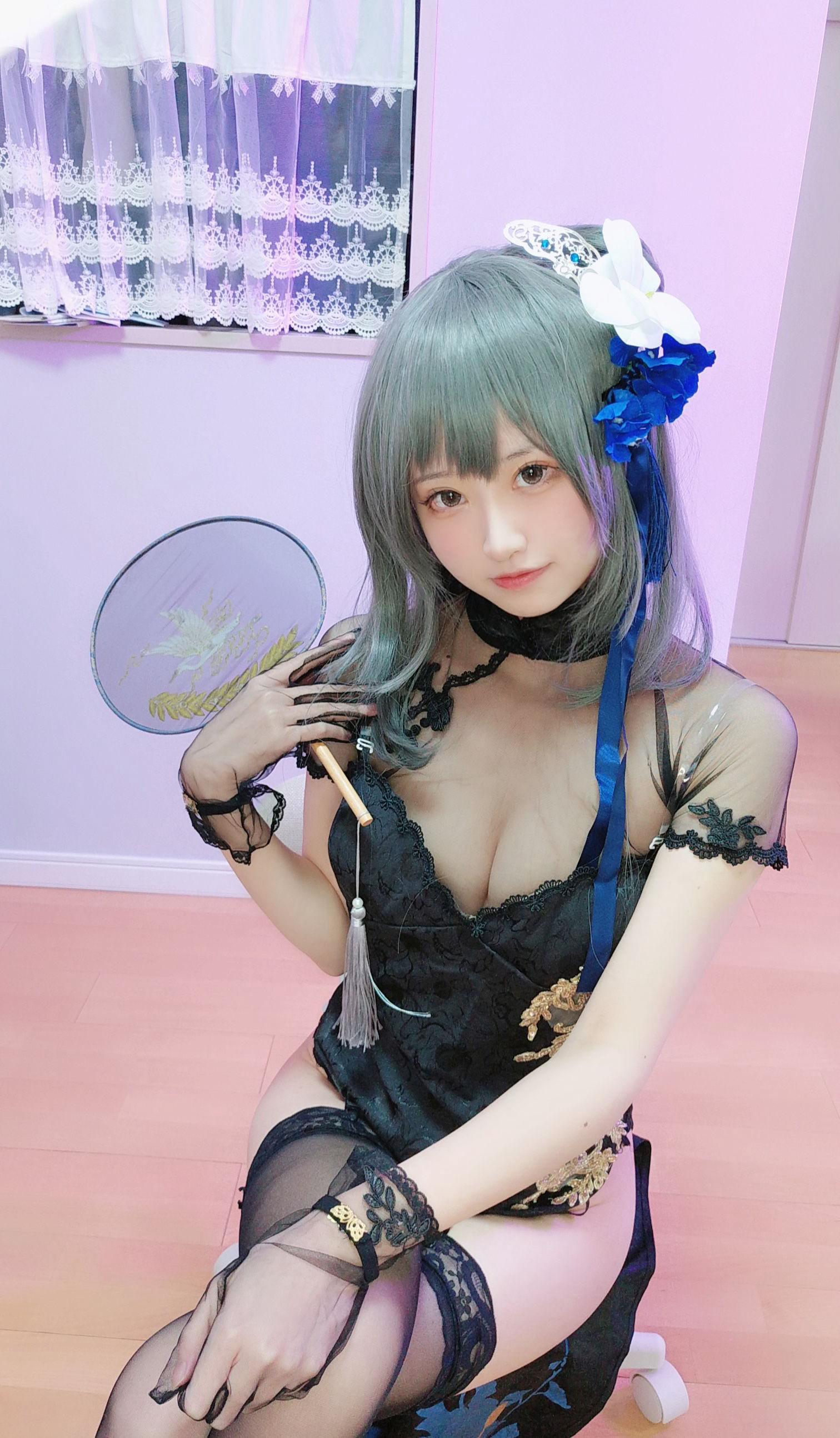 [福利COS] 千阳(ちよ) - 路易九世旗袍