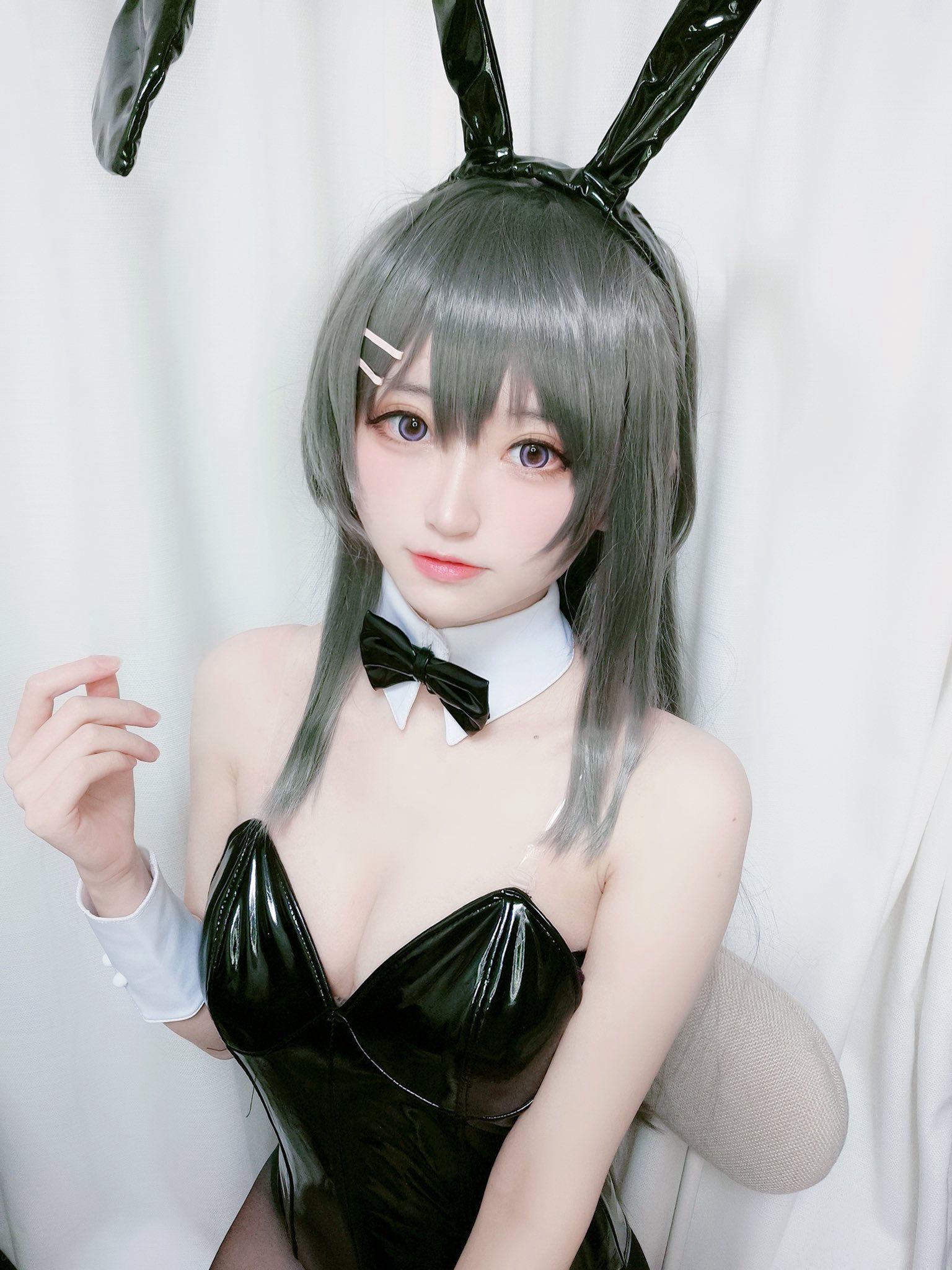 [福利COS] 千阳(ちよ) - 麻衣学姐兔子装