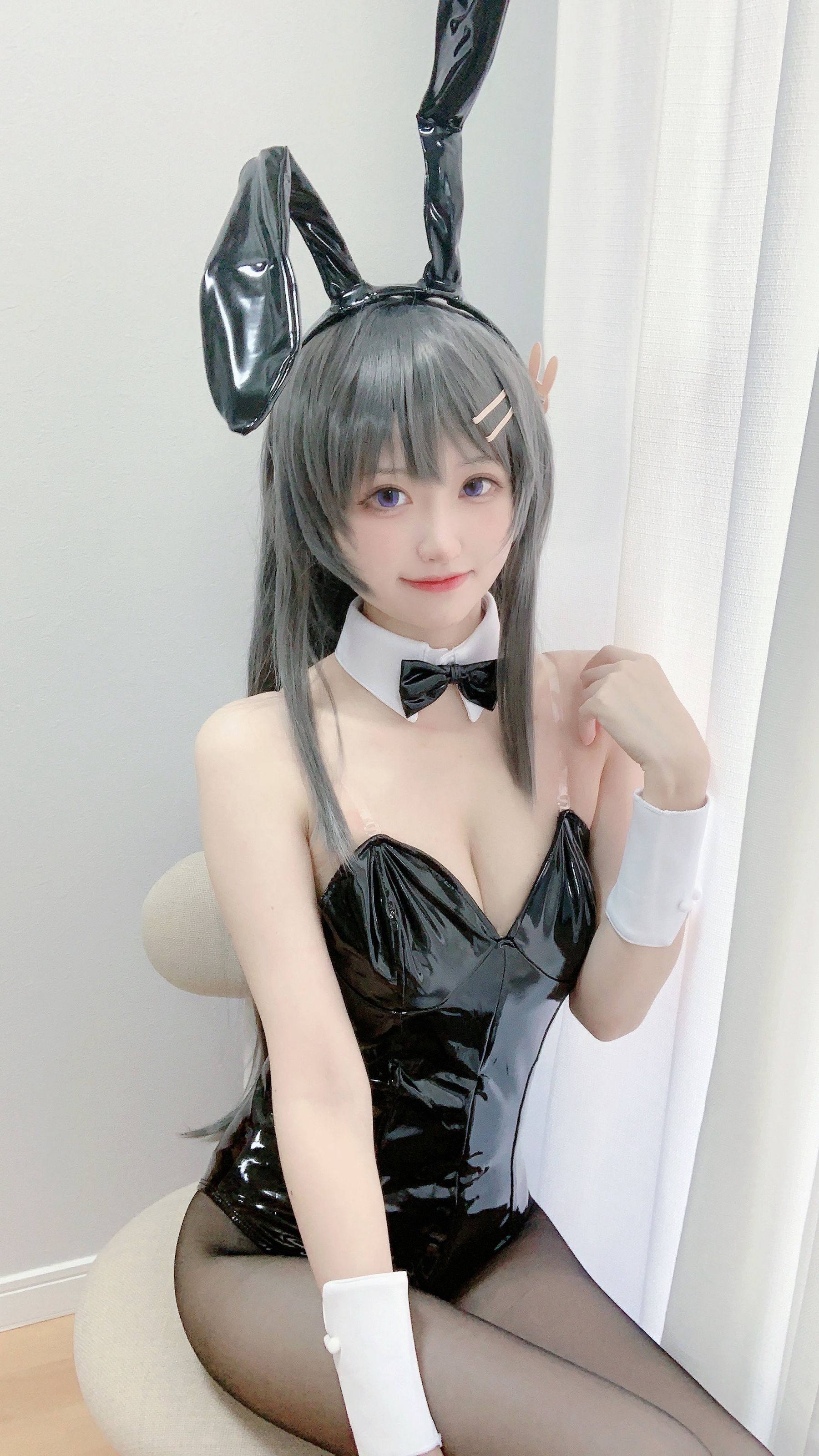 [福利COS] 千阳(ちよ) - 麻衣学姐兔子装