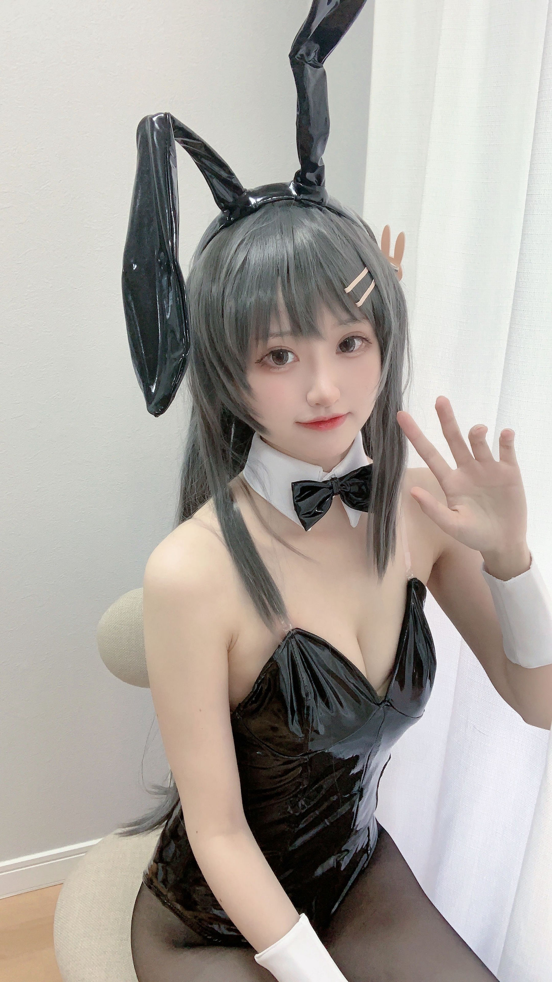 [福利COS] 千阳(ちよ) - 麻衣学姐兔子装
