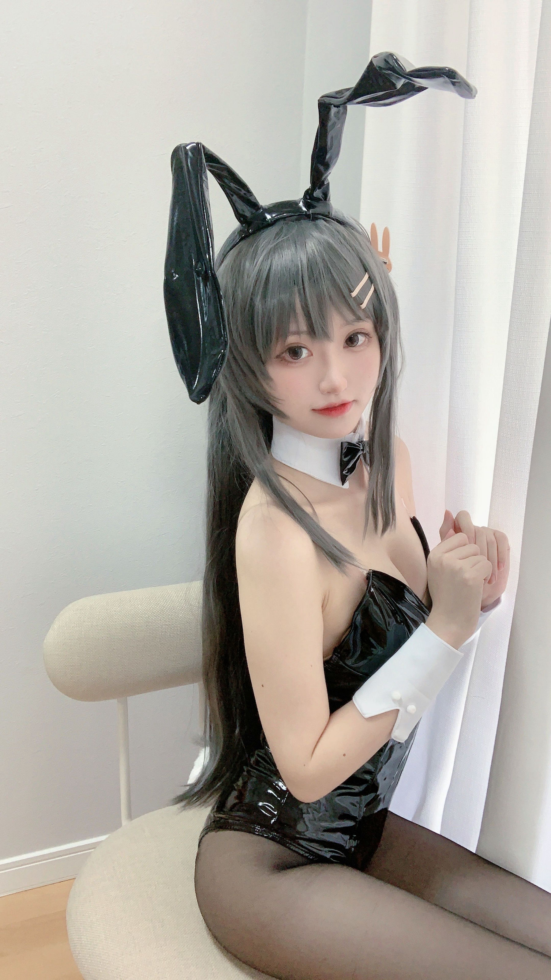 [福利COS] 千阳(ちよ) - 麻衣学姐兔子装