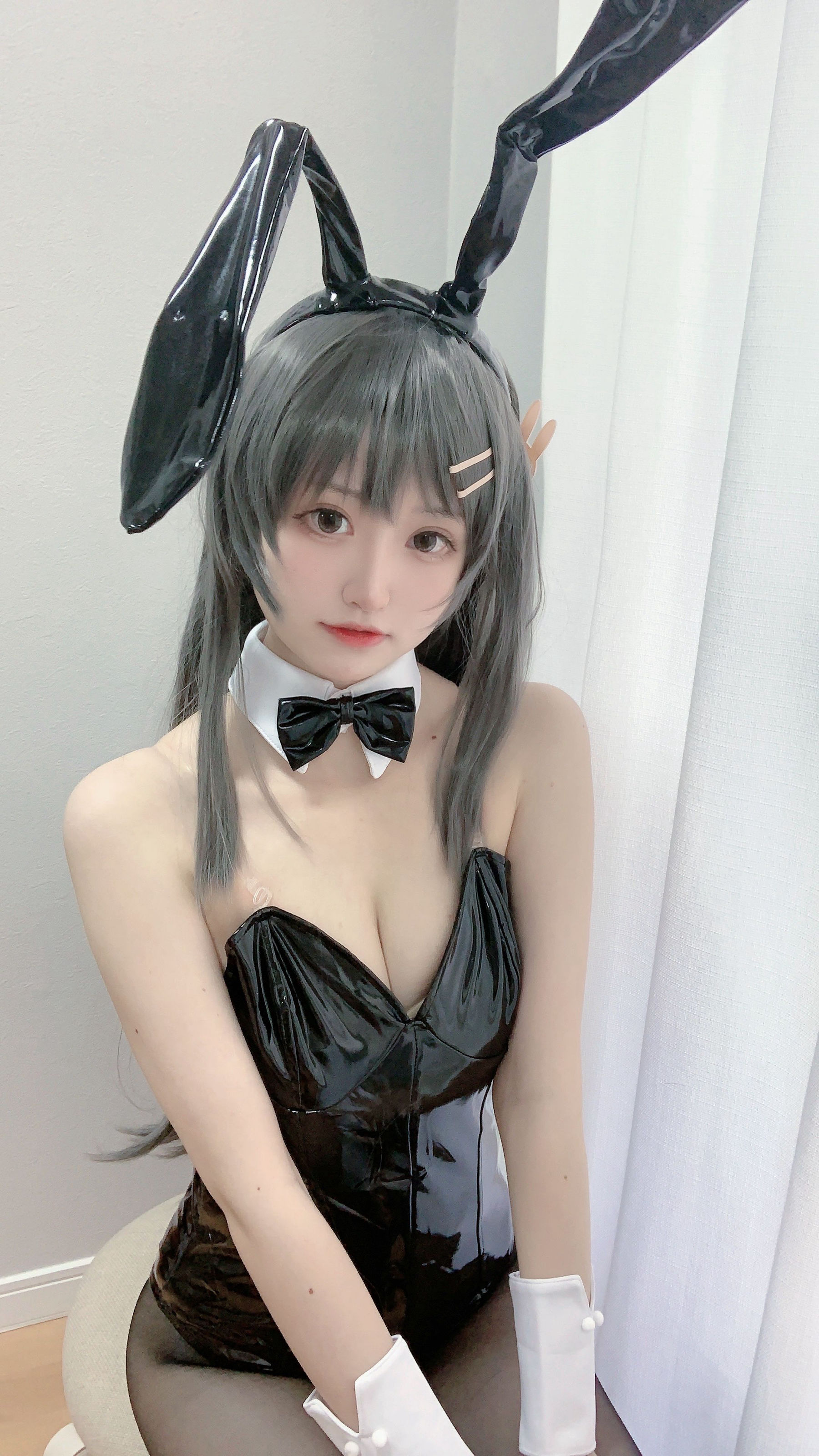 [福利COS] 千阳(ちよ) - 麻衣学姐兔子装