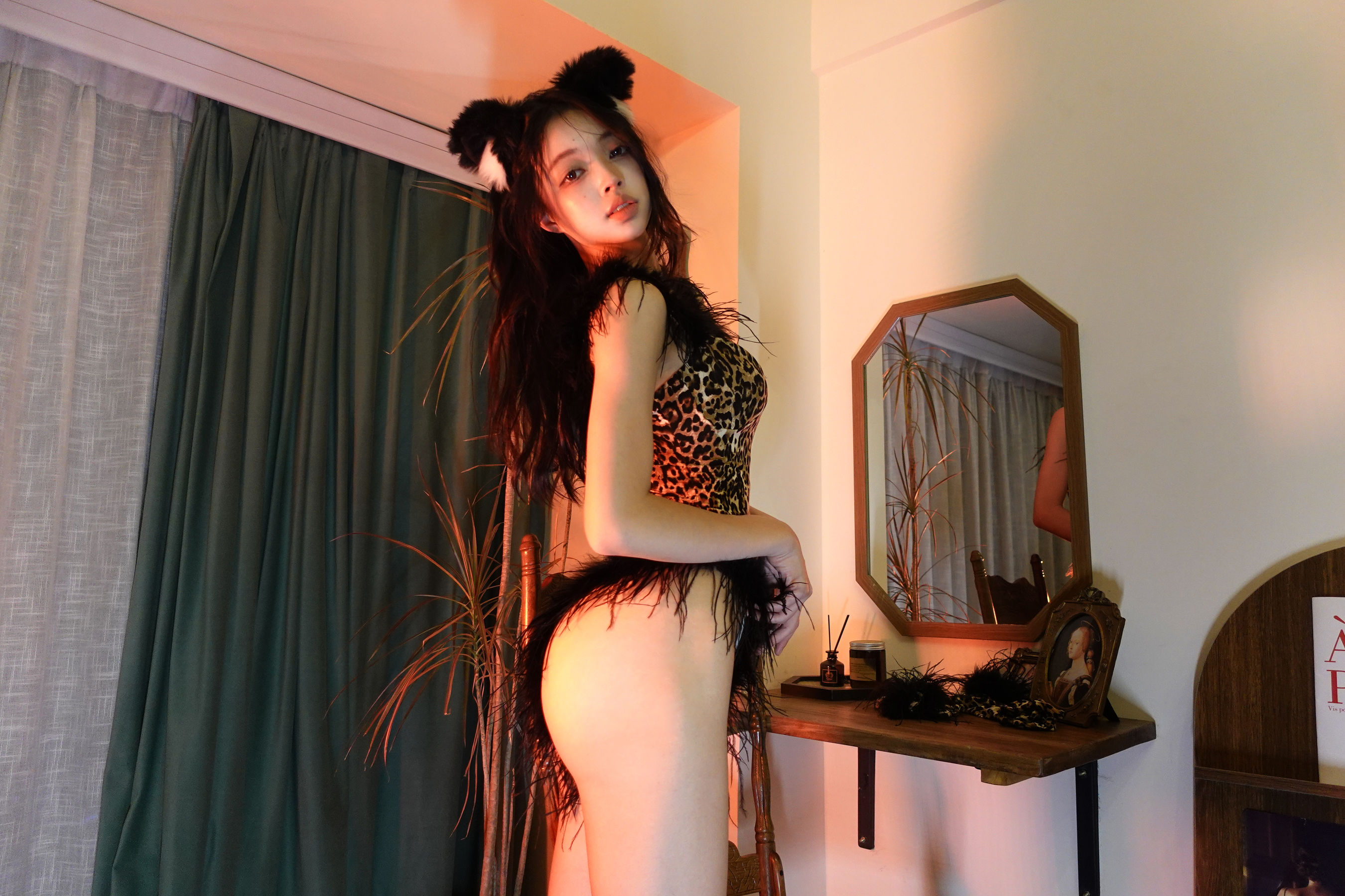 [福利COS] 徐珺大哥 - 毛绒豹猫