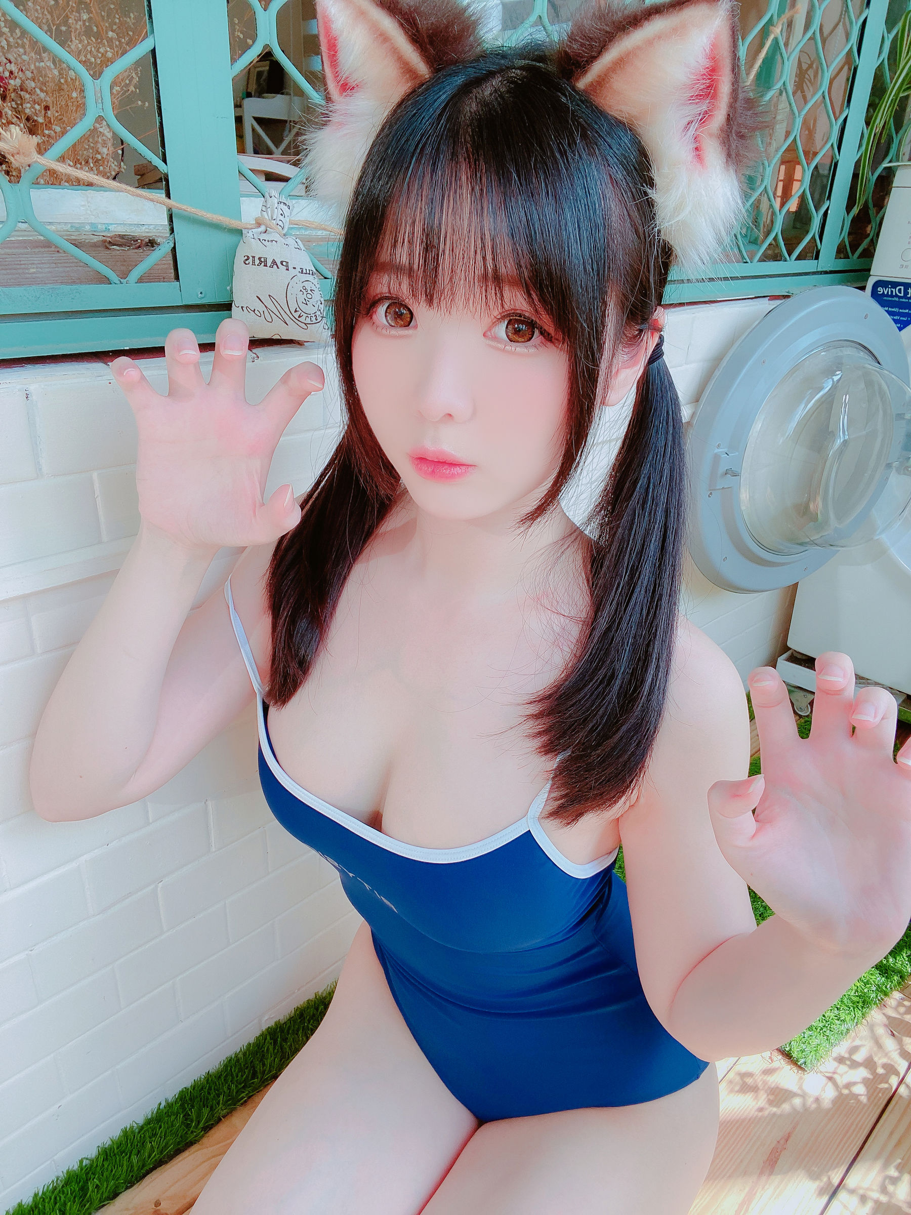 [福利COS] 微博妹纸霜月shimo[fantia] 2022-11-17 スク水