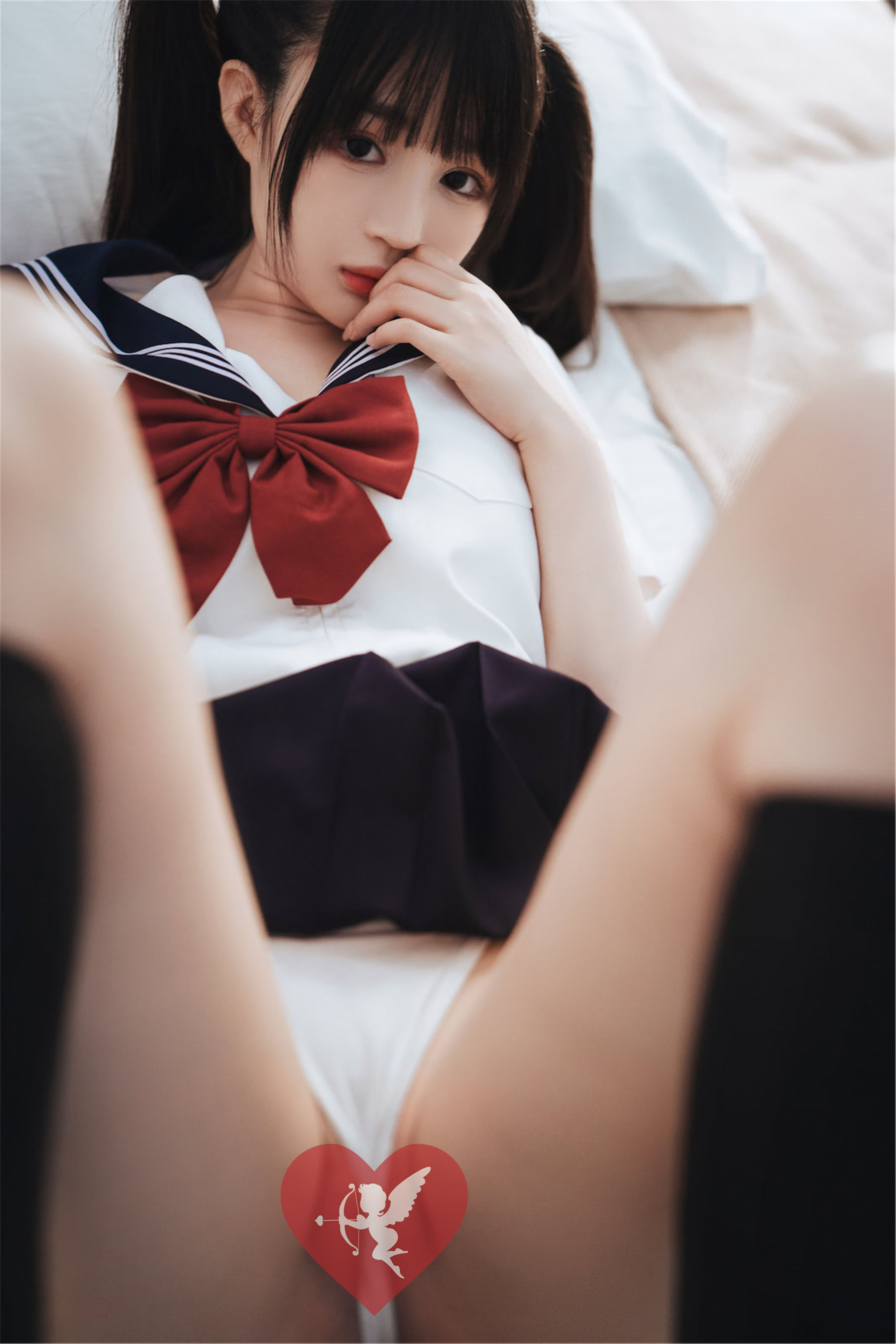 [福利COS] 桜井宁宁 - 双马尾JK