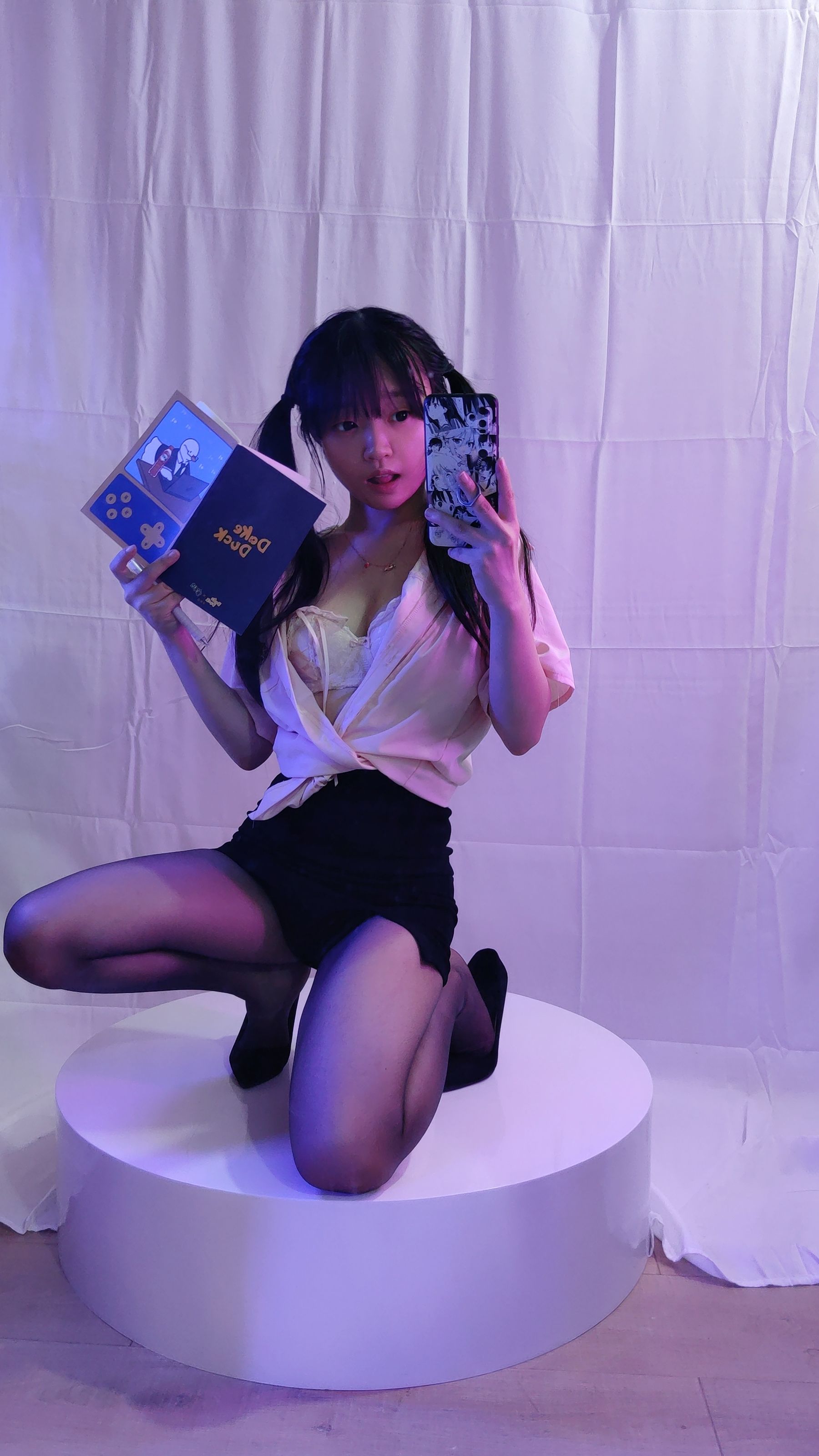 [福利COS] 神沢永莉 - 双马尾黑丝班主任