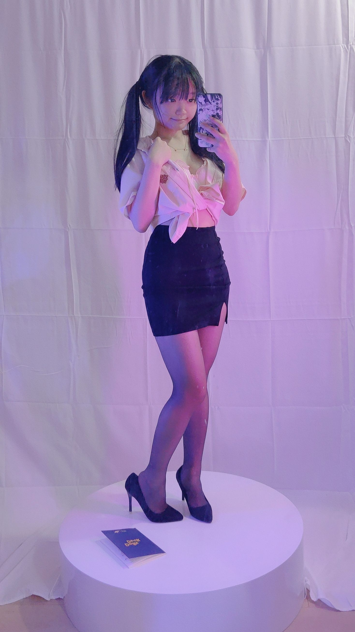 [福利COS] 神沢永莉 - 双马尾黑丝班主任