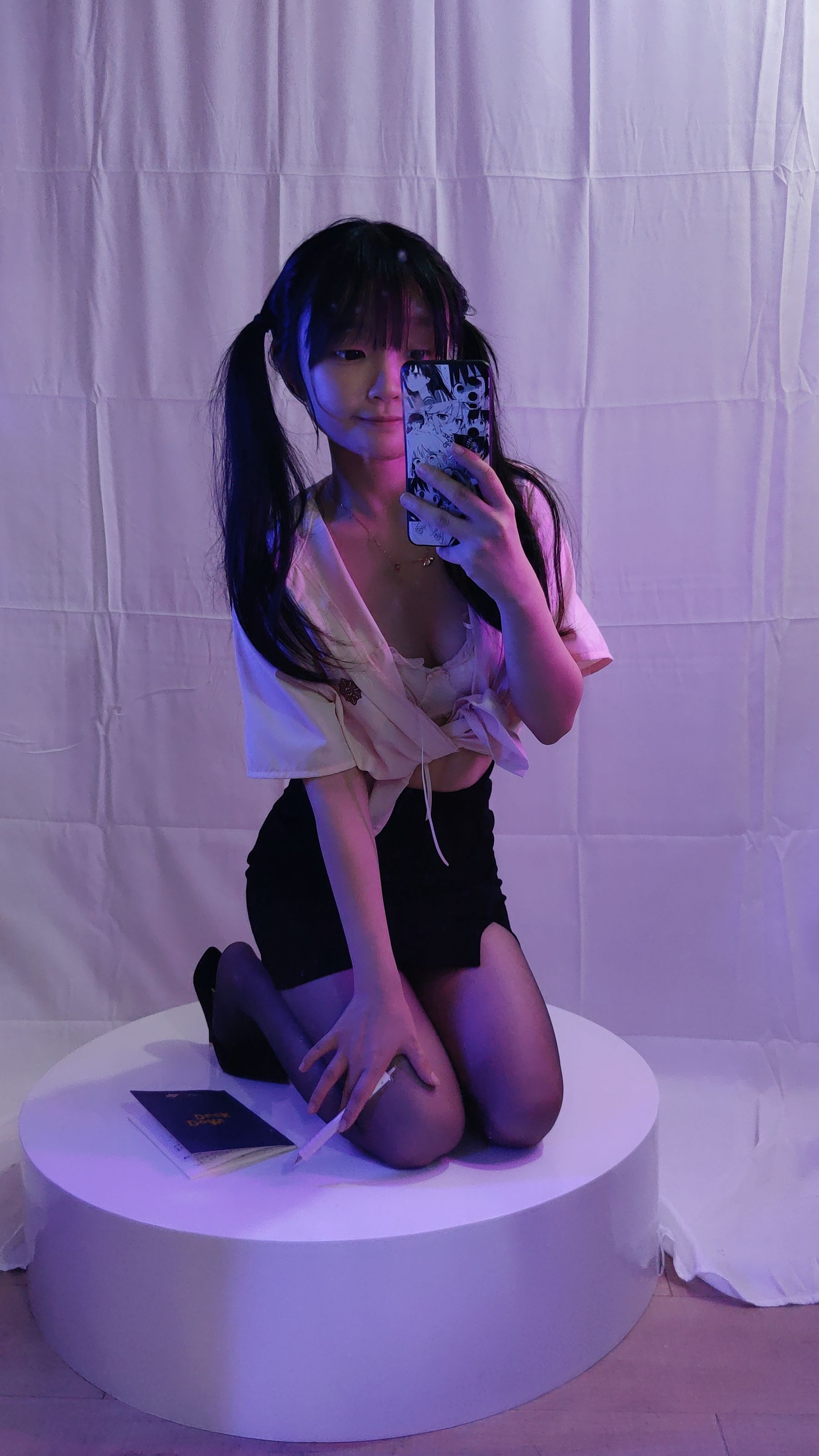[福利COS] 神沢永莉 - 双马尾黑丝班主任