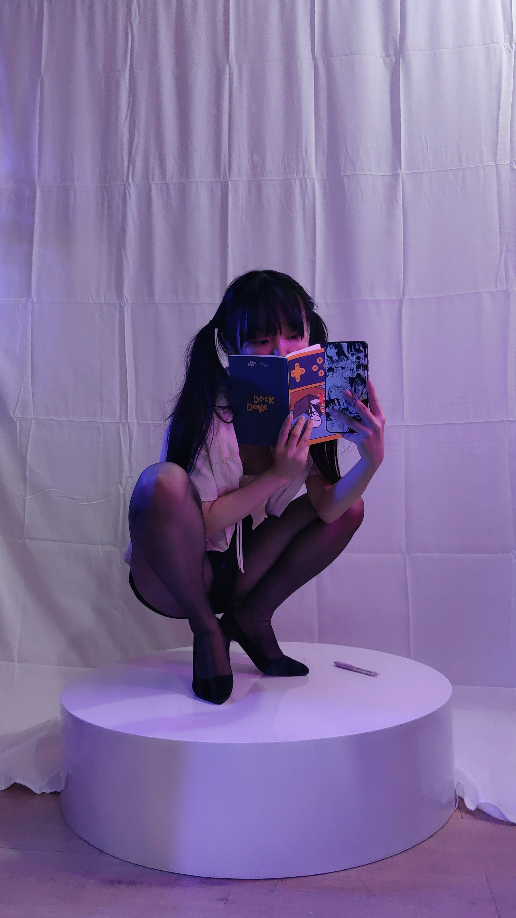 [福利COS] 神沢永莉 - 双马尾黑丝班主任