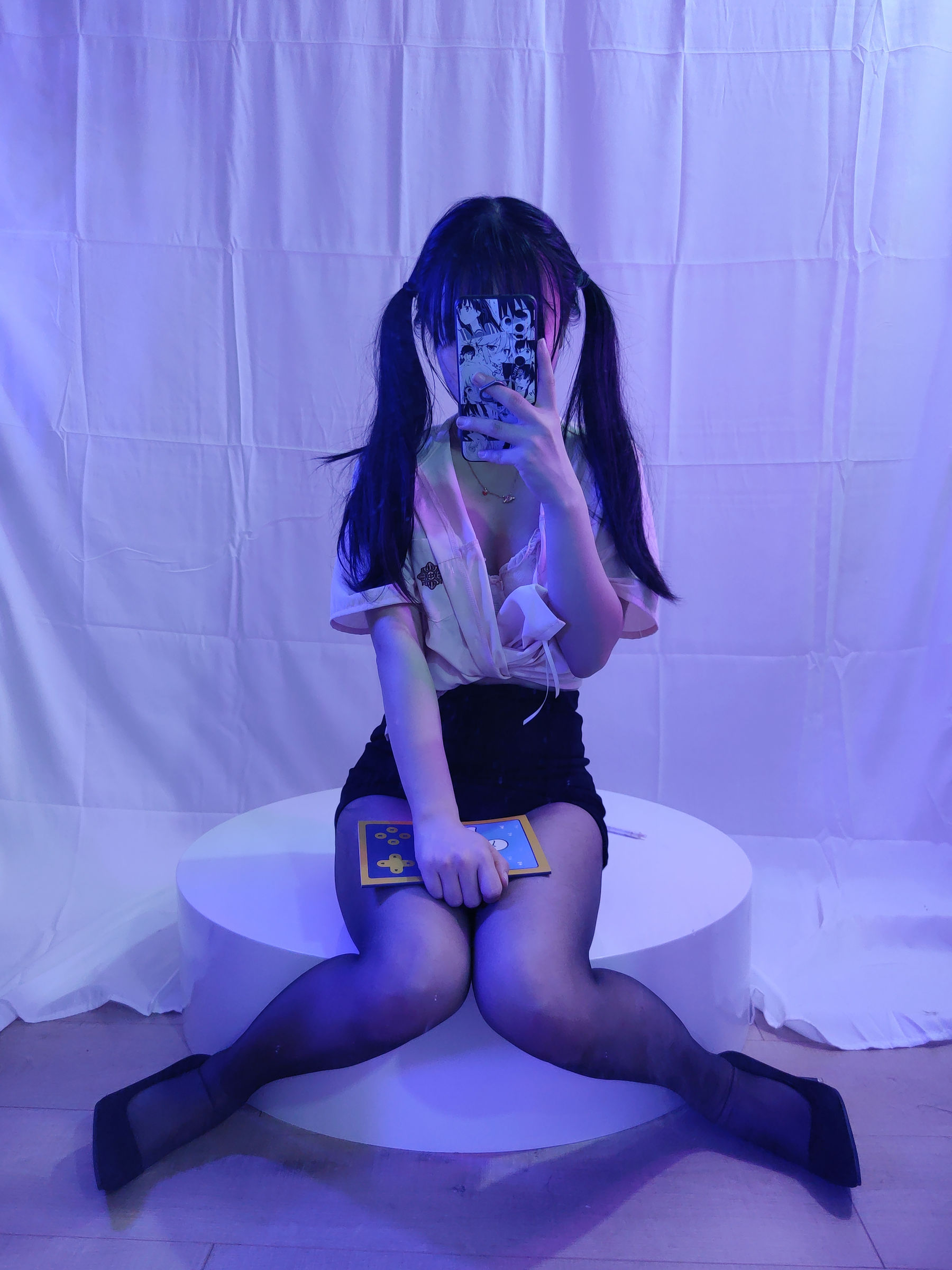 [福利COS] 神沢永莉 - 双马尾黑丝班主任