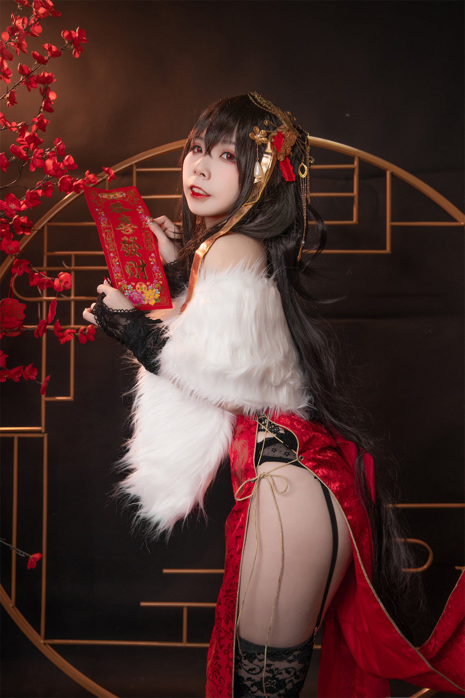 [福利COS] 自闭颜球球(无颜小天使wy) - 碧蓝航线 大凤红旗袍