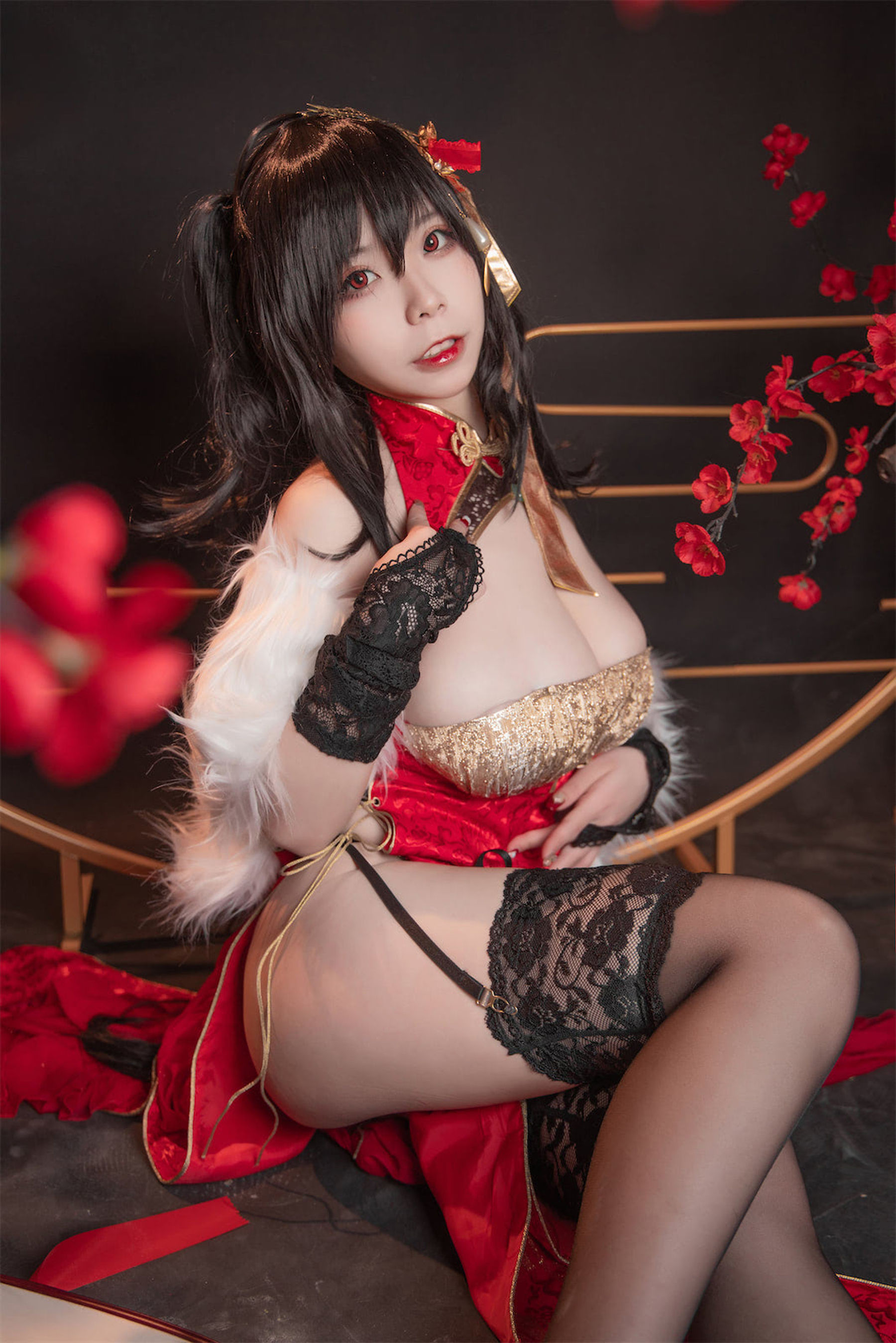 [福利COS] 自闭颜球球(无颜小天使wy) - 碧蓝航线 大凤红旗袍