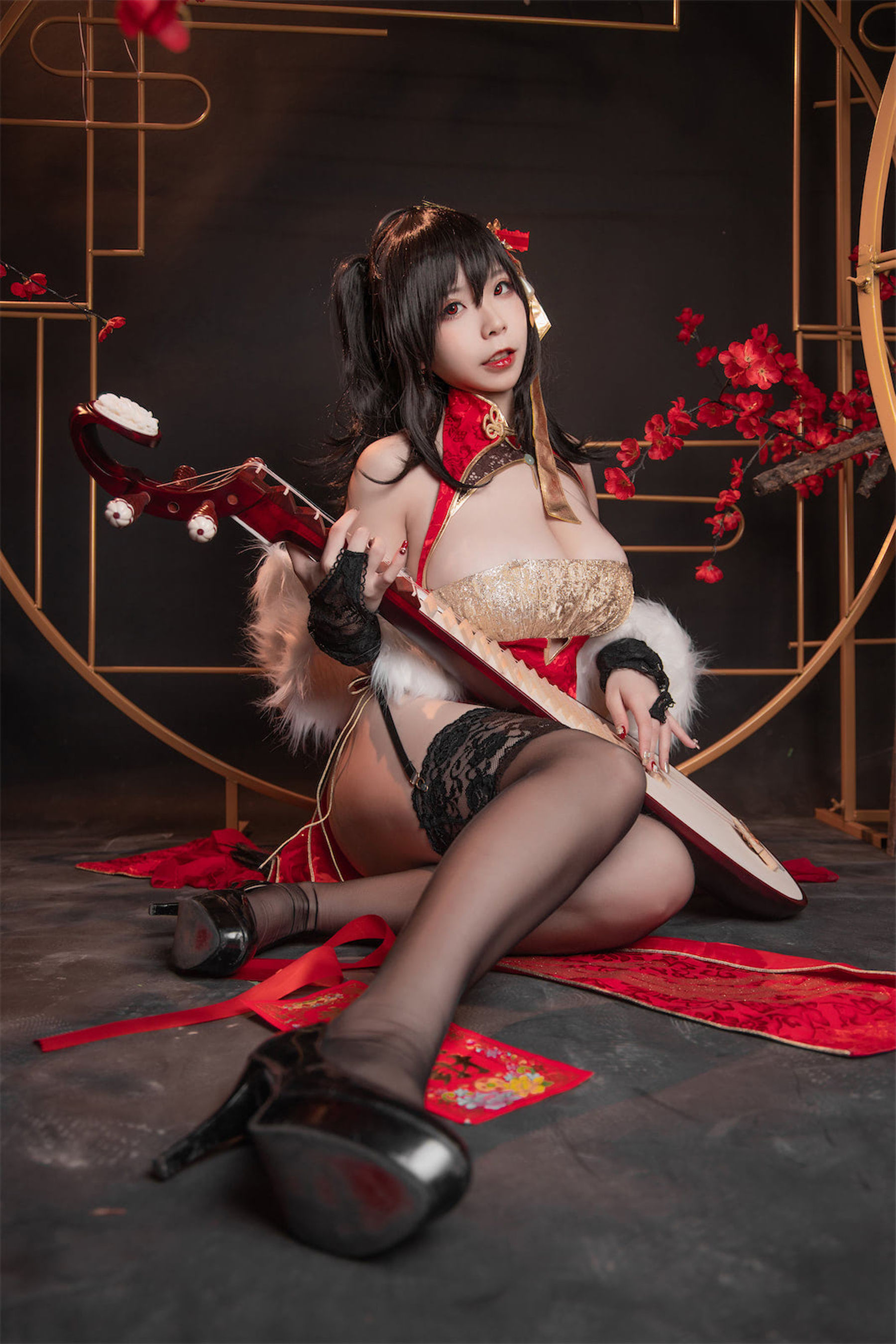 [福利COS] 自闭颜球球(无颜小天使wy) - 碧蓝航线 大凤红旗袍