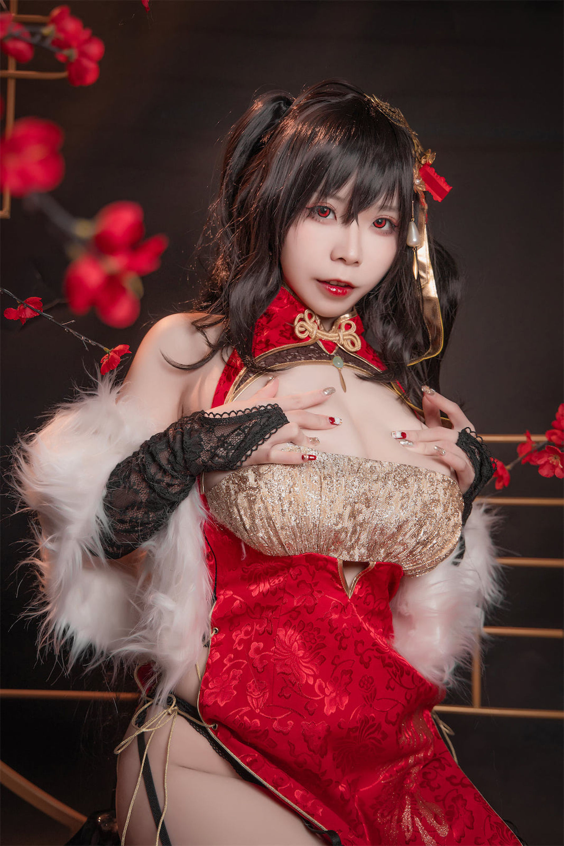 [福利COS] 自闭颜球球(无颜小天使wy) - 碧蓝航线 大凤红旗袍