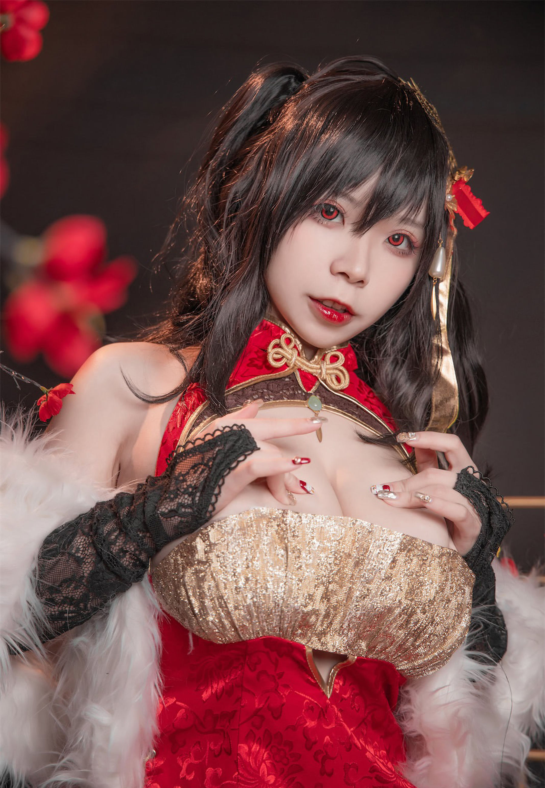 [福利COS] 自闭颜球球(无颜小天使wy) - 碧蓝航线 大凤红旗袍