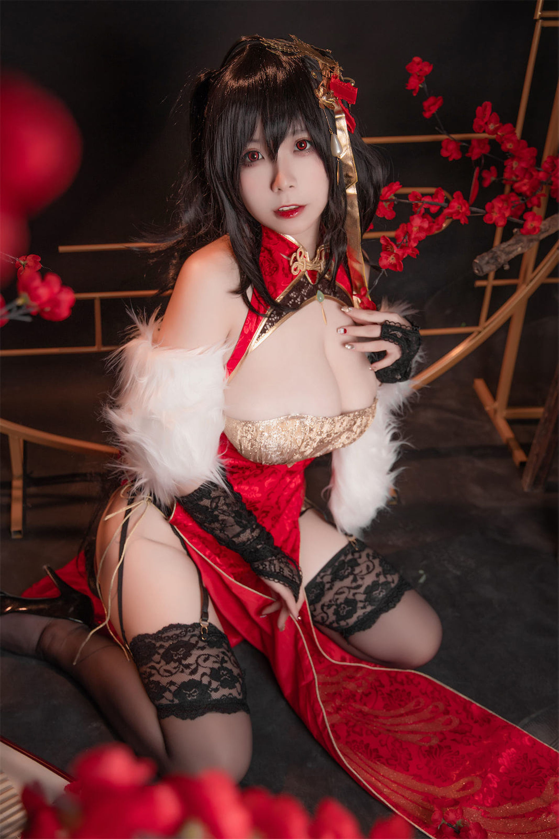 [福利COS] 自闭颜球球(无颜小天使wy) - 碧蓝航线 大凤红旗袍