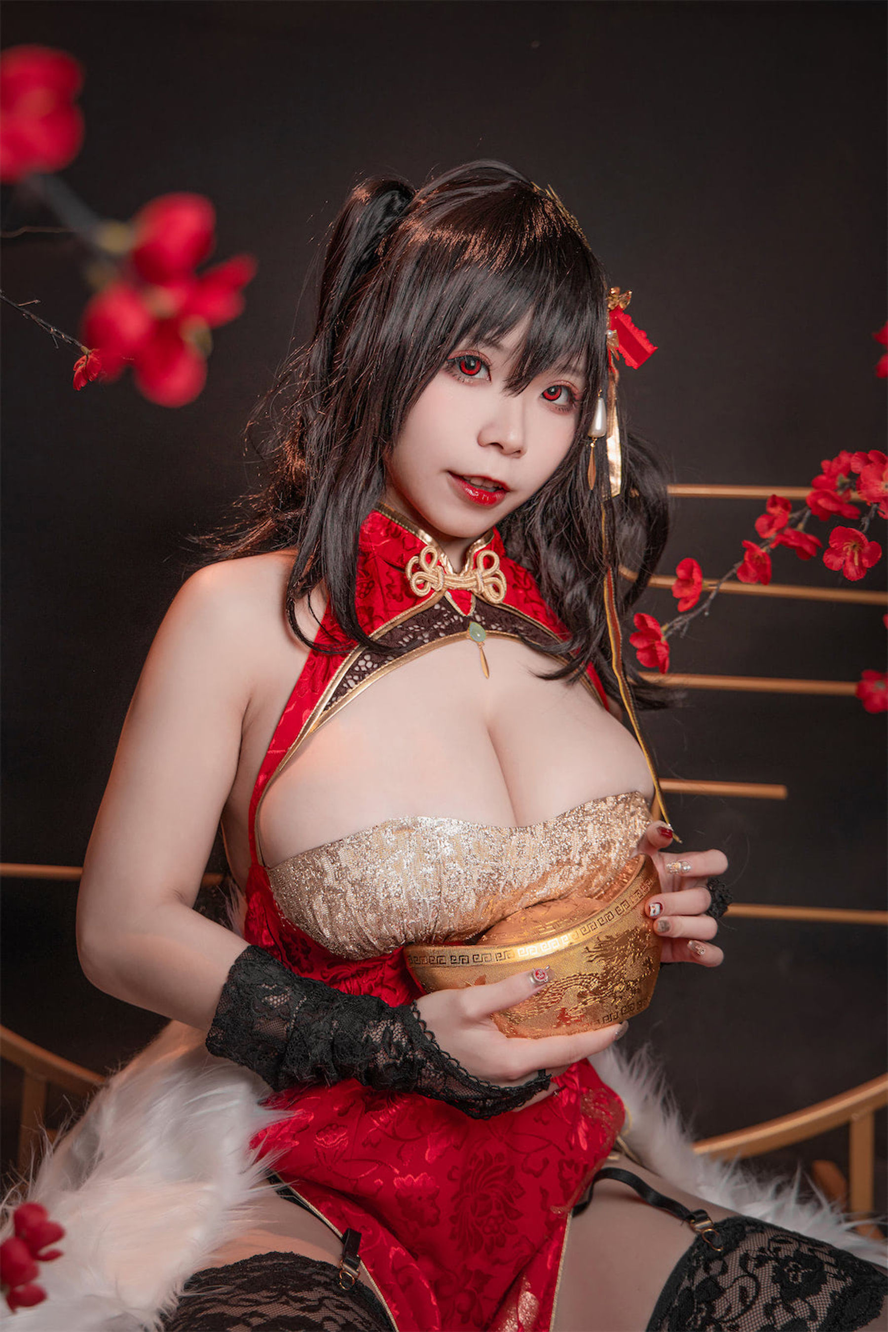 [福利COS] 自闭颜球球(无颜小天使wy) - 碧蓝航线 大凤红旗袍