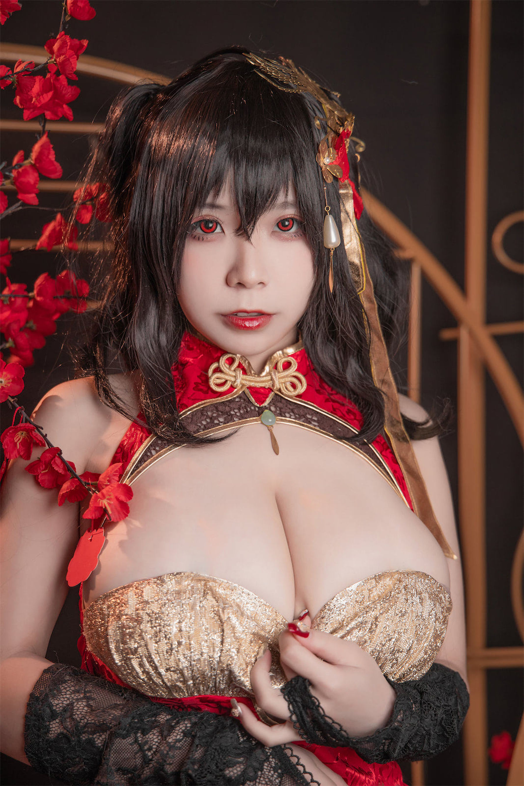 [福利COS] 自闭颜球球(无颜小天使wy) - 碧蓝航线 大凤红旗袍