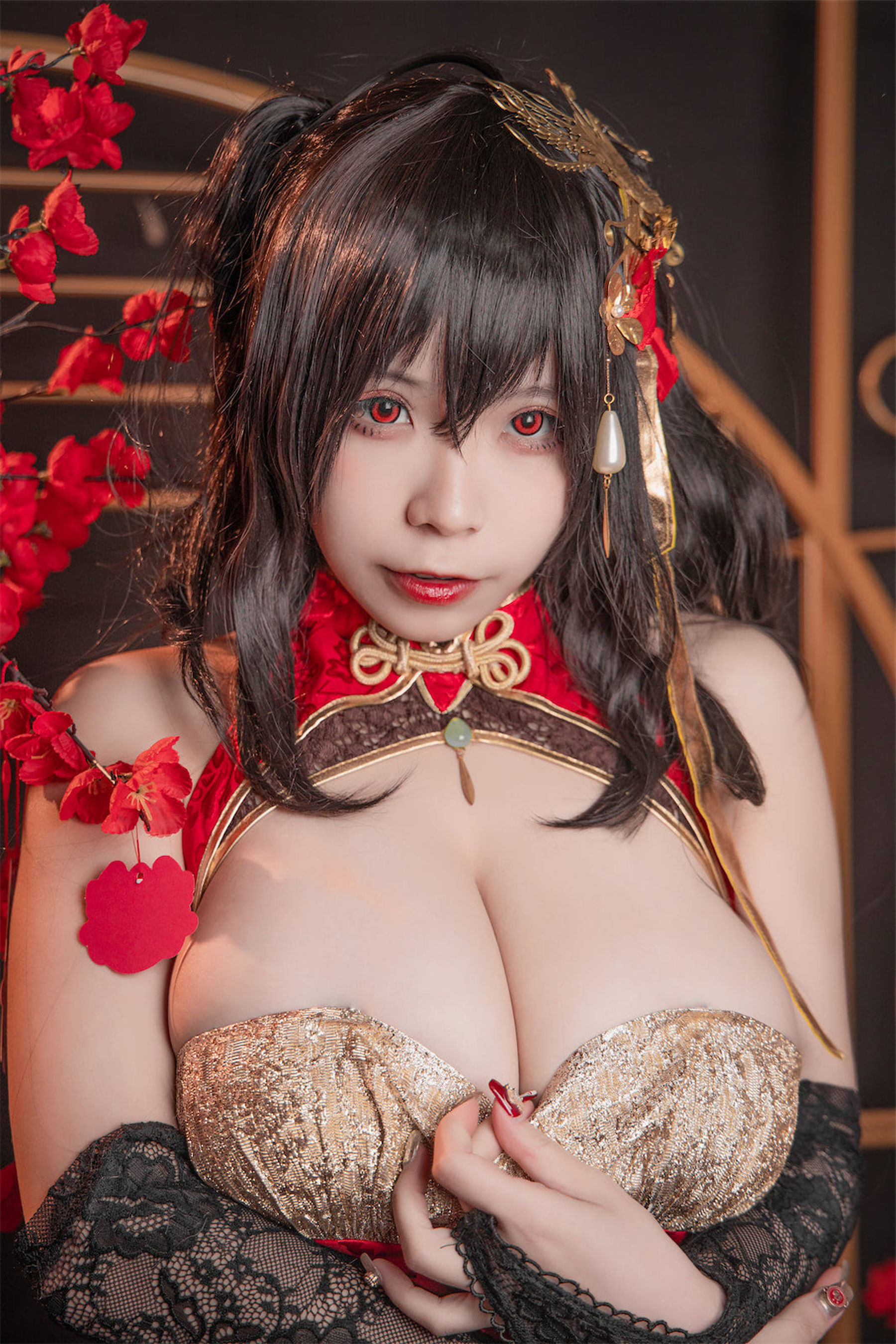 [福利COS] 自闭颜球球(无颜小天使wy) - 碧蓝航线 大凤红旗袍