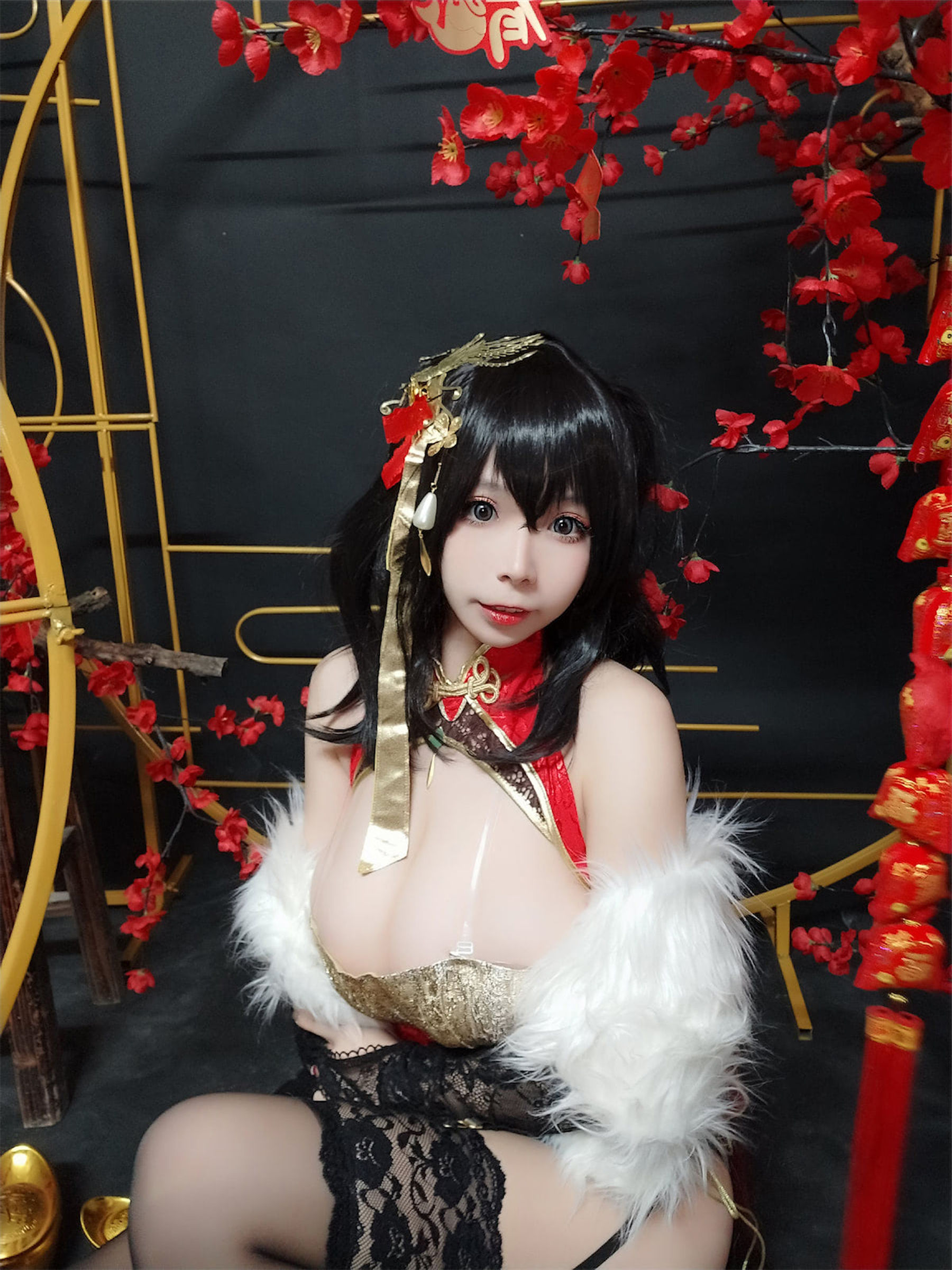 [福利COS] 自闭颜球球(无颜小天使wy) - 碧蓝航线 大凤红旗袍