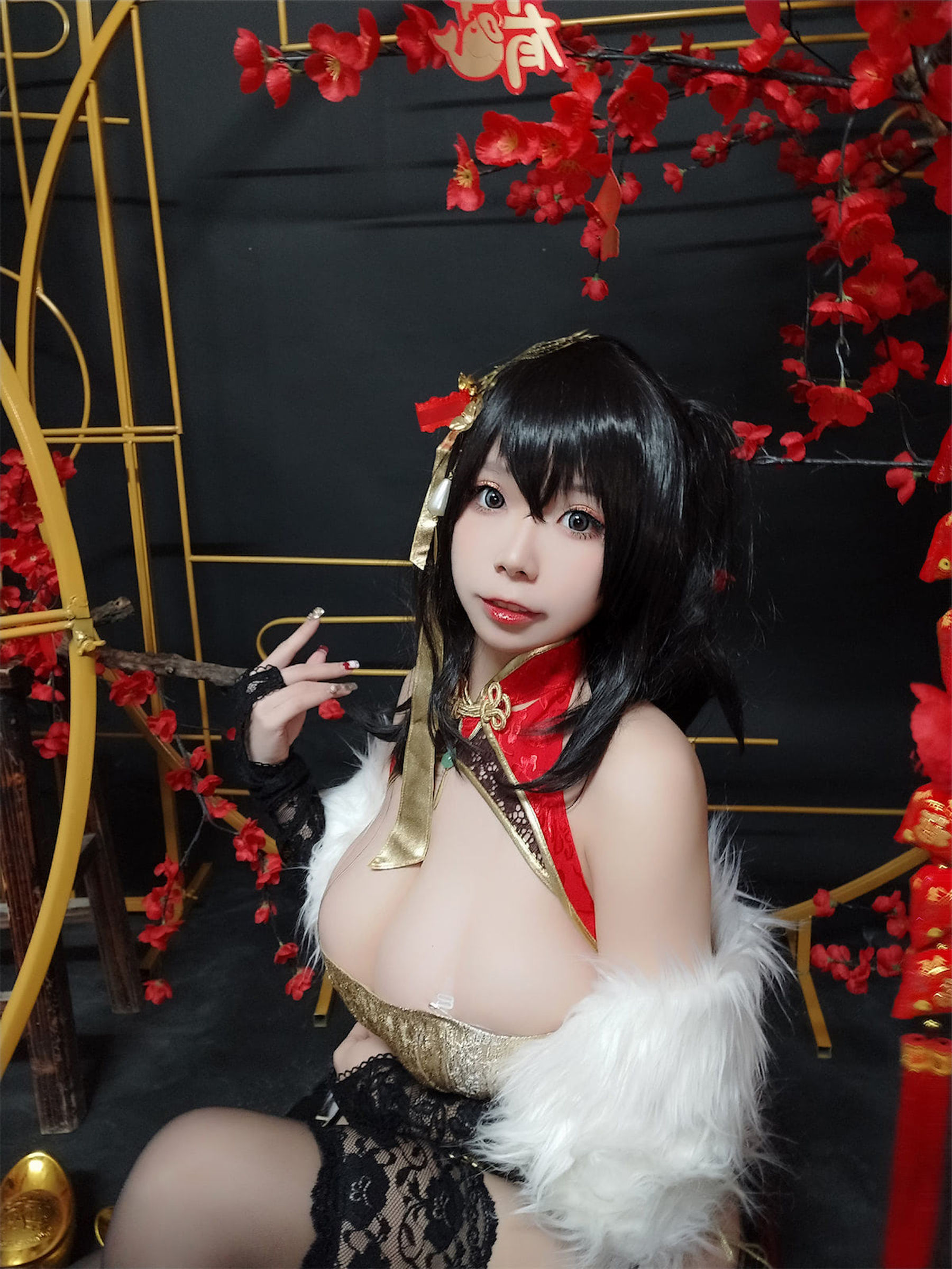 [福利COS] 自闭颜球球(无颜小天使wy) - 碧蓝航线 大凤红旗袍