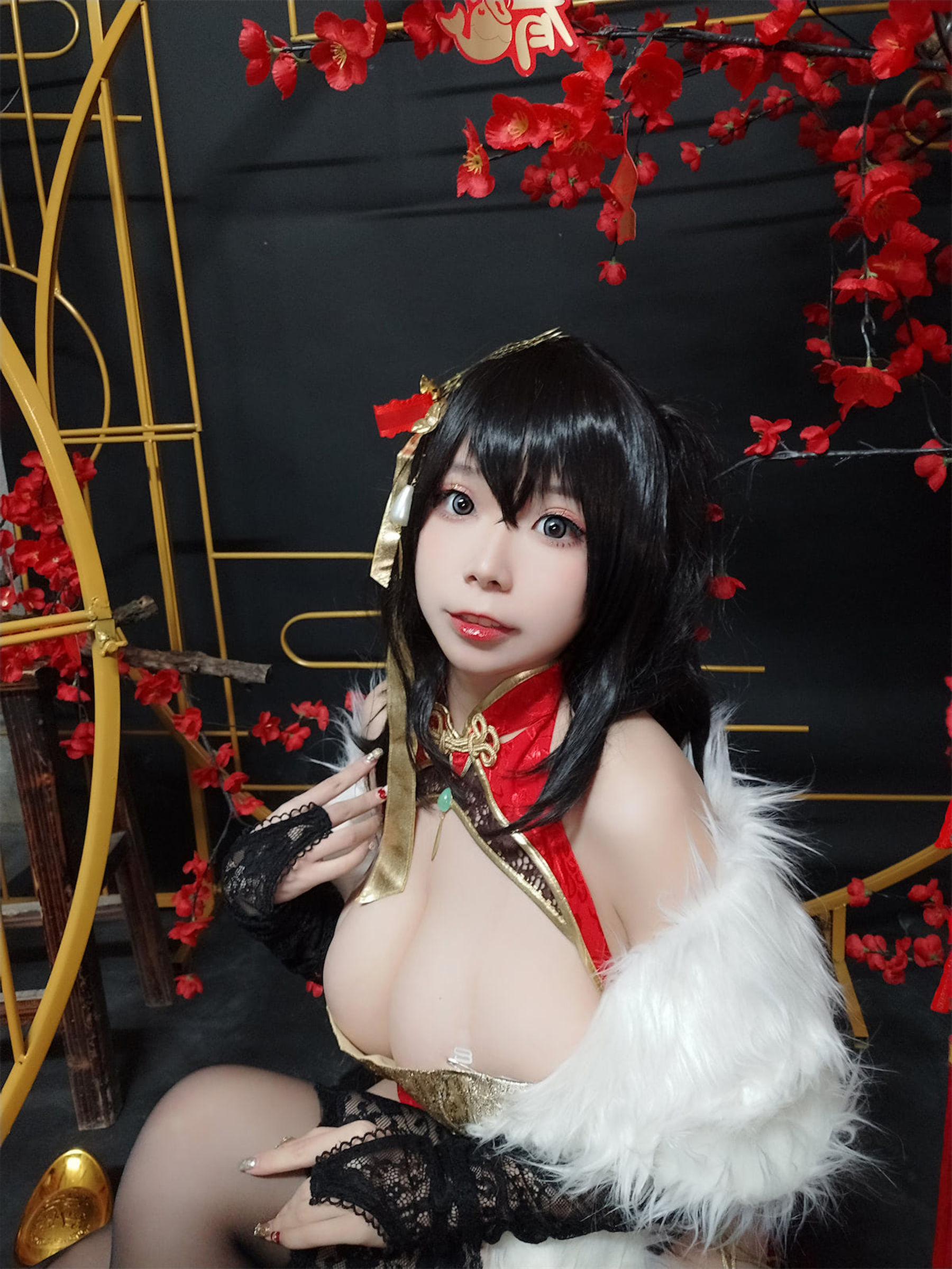 [福利COS] 自闭颜球球(无颜小天使wy) - 碧蓝航线 大凤红旗袍