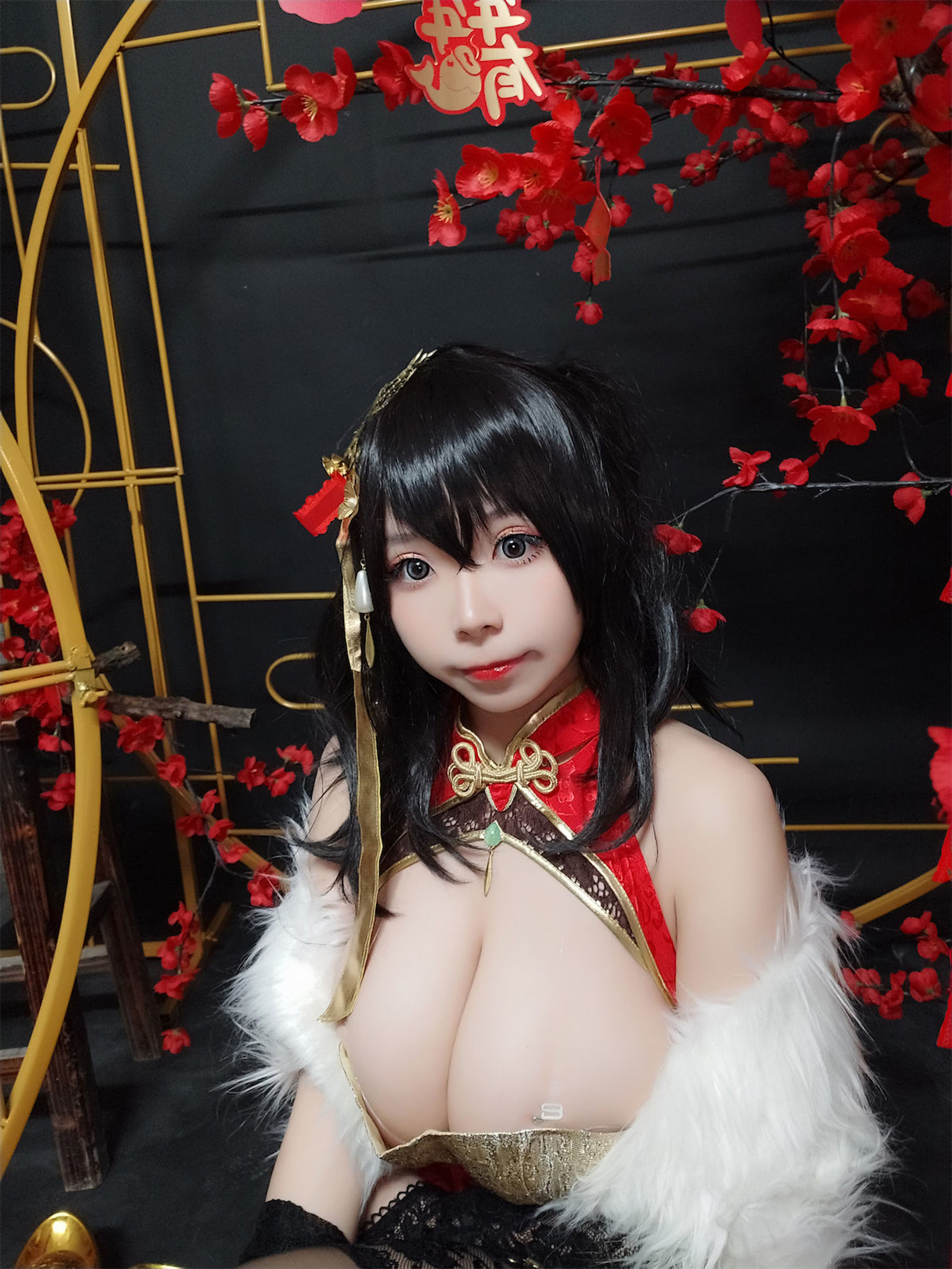 [福利COS] 自闭颜球球(无颜小天使wy) - 碧蓝航线 大凤红旗袍