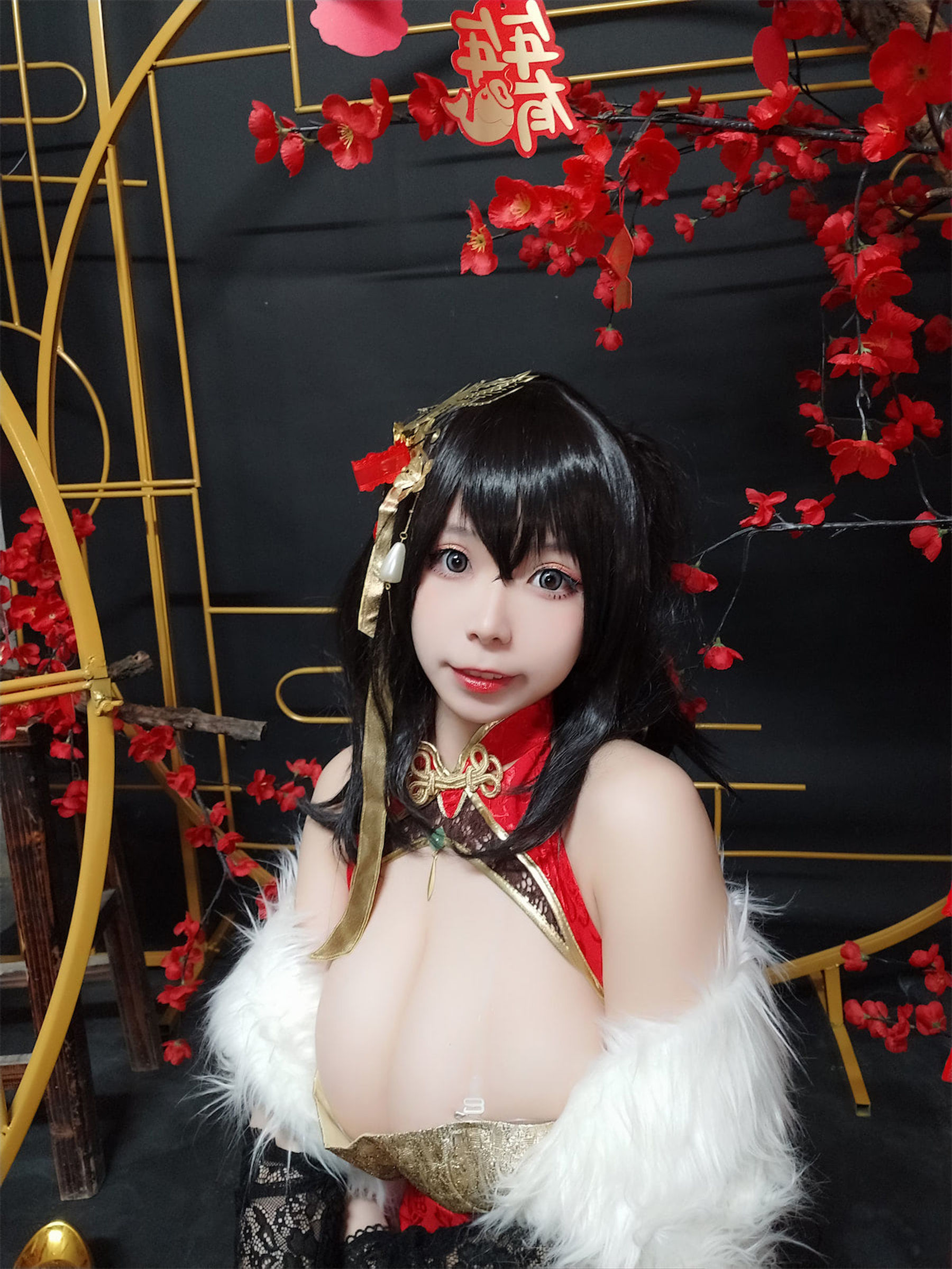 [福利COS] 自闭颜球球(无颜小天使wy) - 碧蓝航线 大凤红旗袍